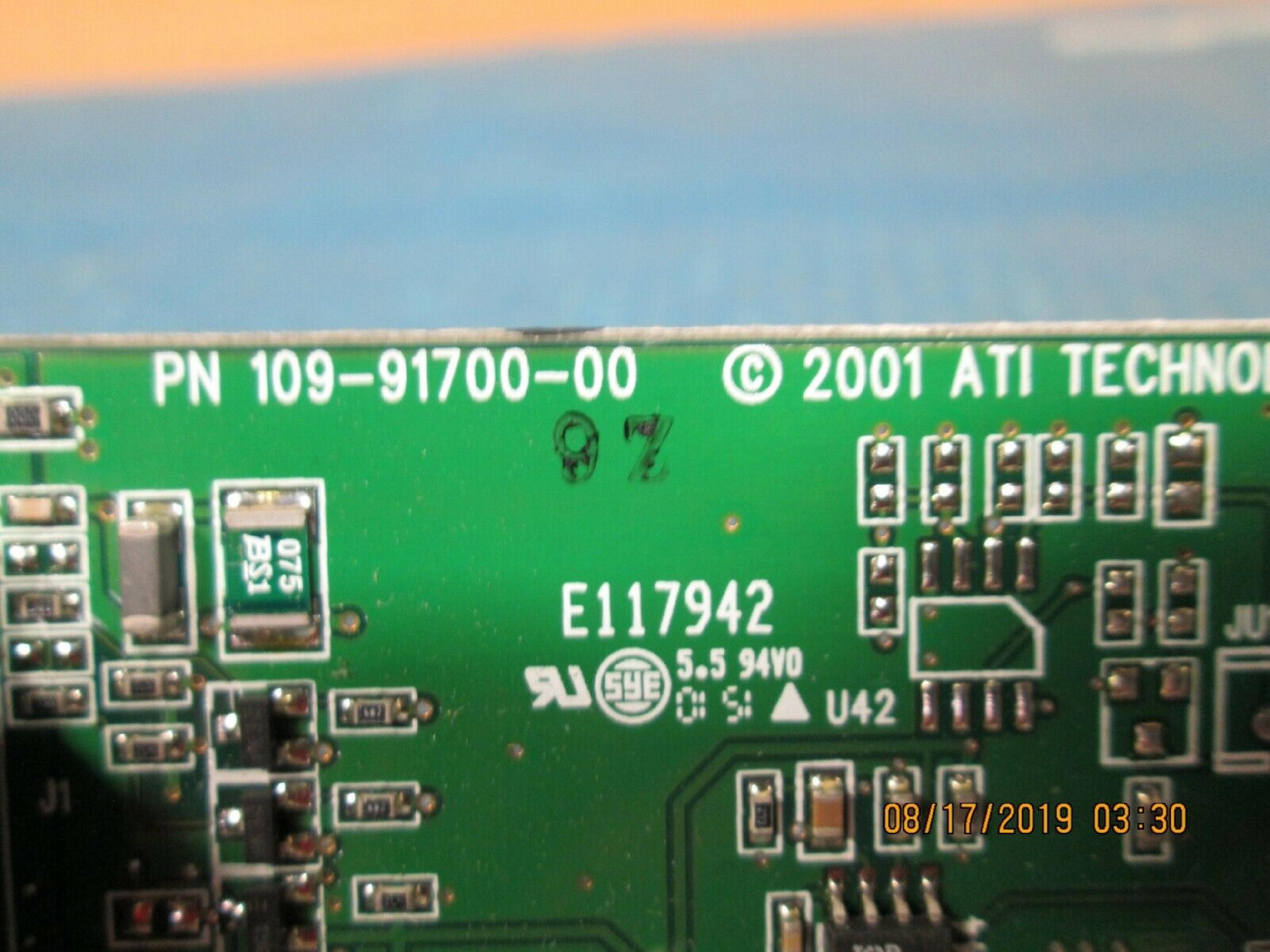 ATI 109-91700-00 TECHNOLOGIES 1029170102 APPLE MAC 109-91700-00 AGP VIDEO CARD