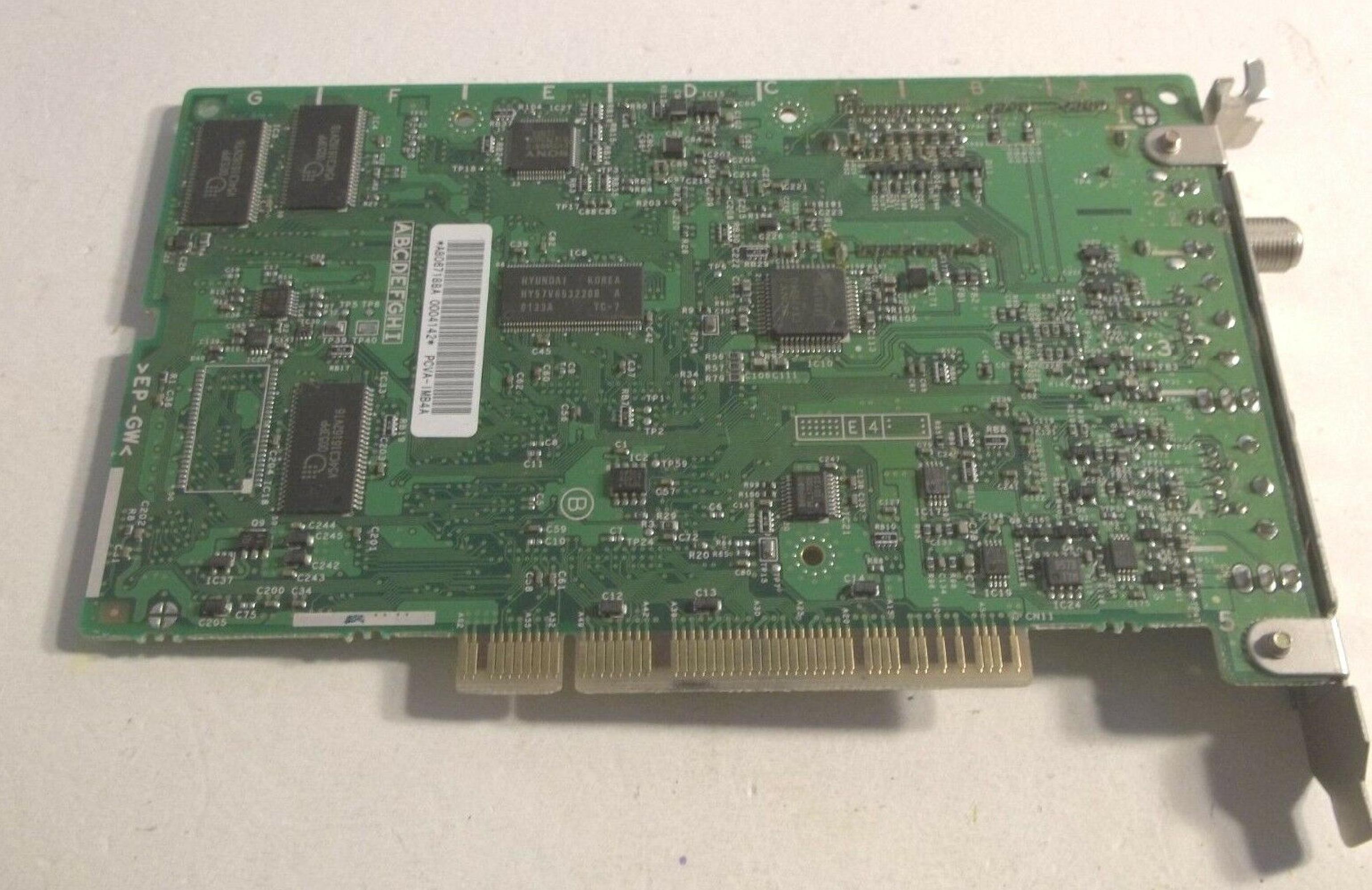 SONY 1-682-228-12 LIME ENX-15 TV TUNER PCI CARD S-VIDEO 1-682-228-12 TSCH6-112B