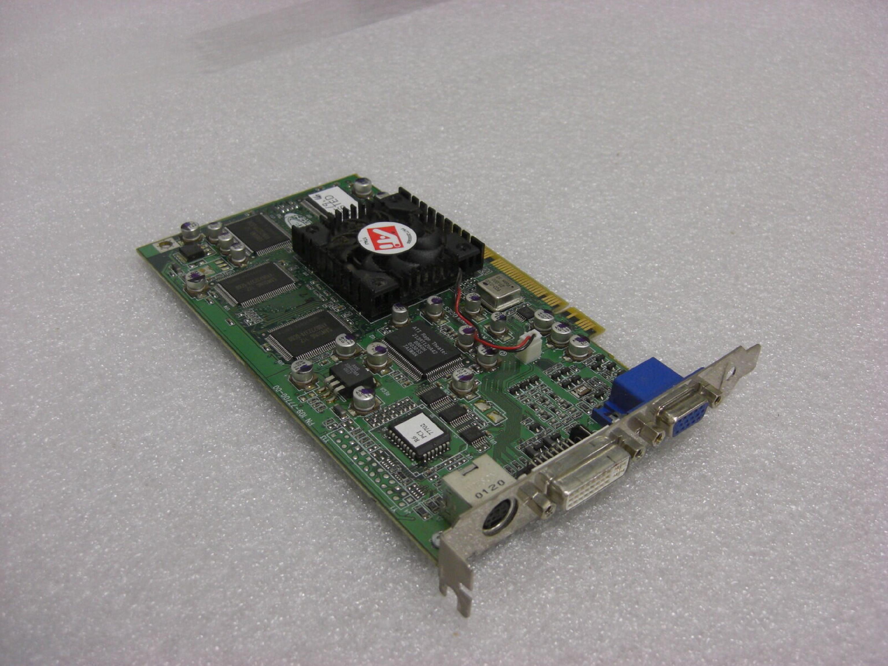 ATI 109-77700-00 APPLE RAGE 6 (32MB) (VGA/DVI/S-VIDEO) (PCI) VIDEO CARD 109-77700-00