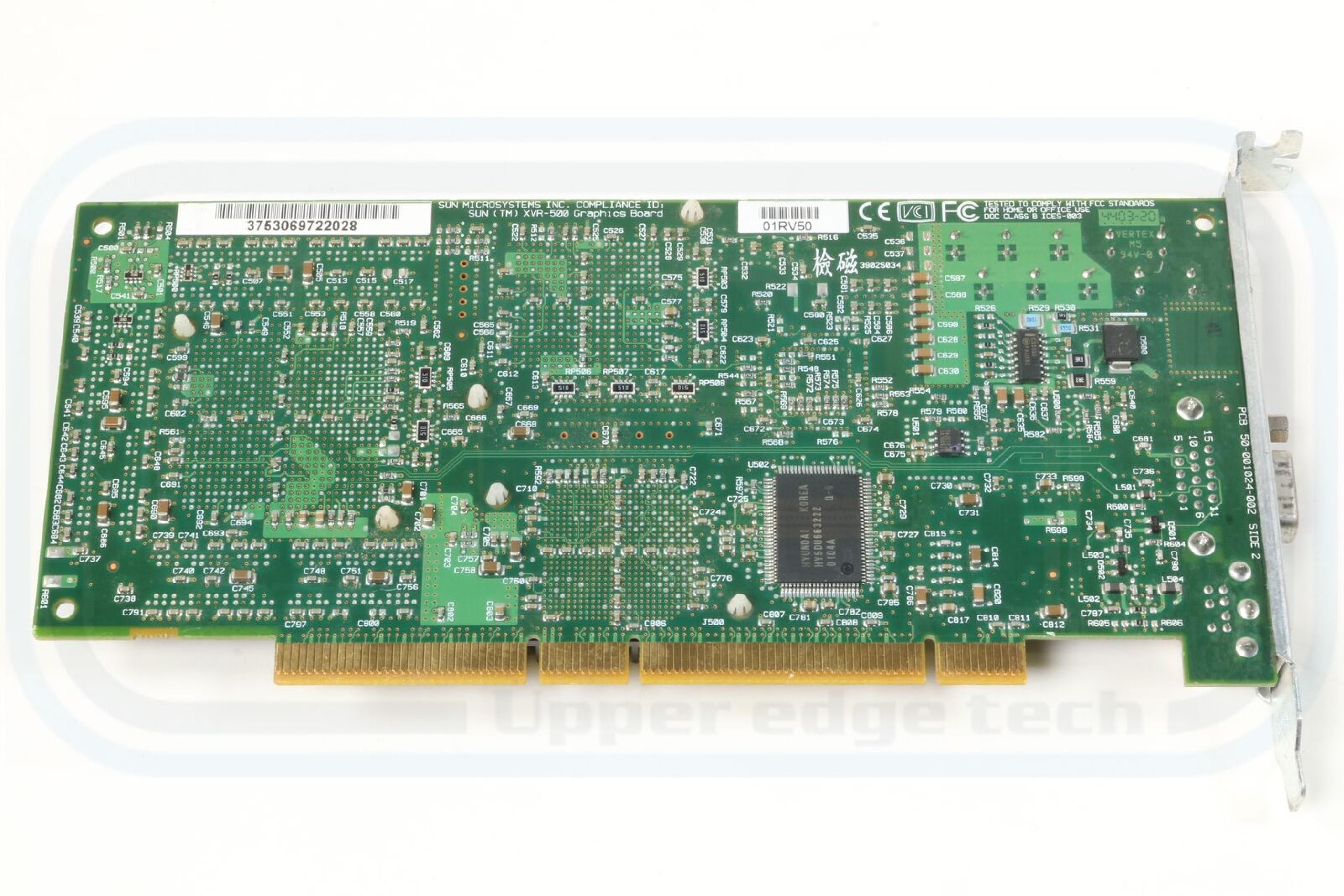 SUN MICROSYSTEMS 54-001024-001 54-001024-001 XVR-500 GRAPHICS ACCELERATOR 3D LABS WILDCAT VIDEO CARD