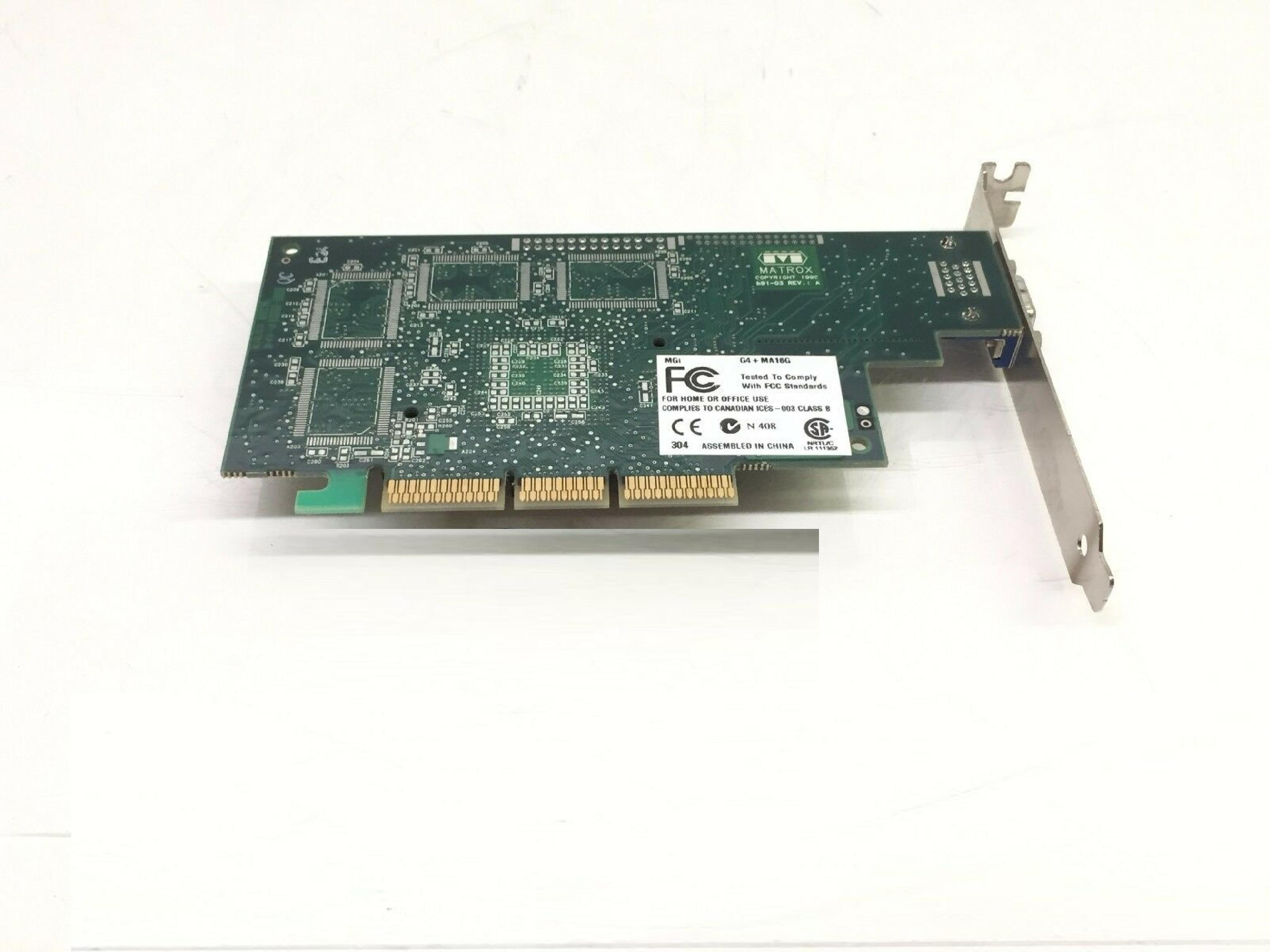 MAXTOR / MATROX 891-03 891-03 16MB 4X AGP G4+MILA VIDEO CARD