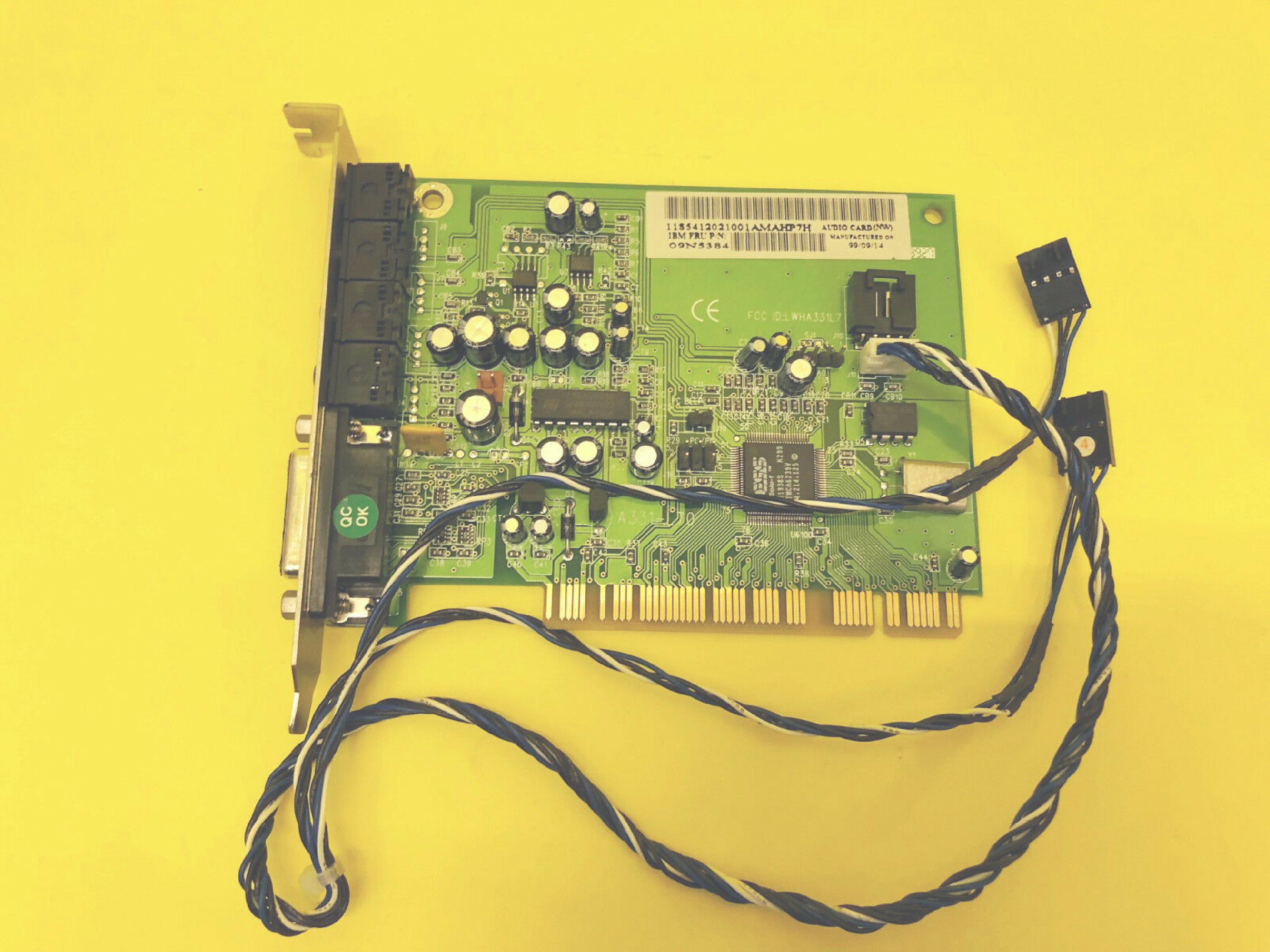 IBM 09N5384 09N5384 LENOVO APTIVA ESS SOLO-1 AUDIO CARD