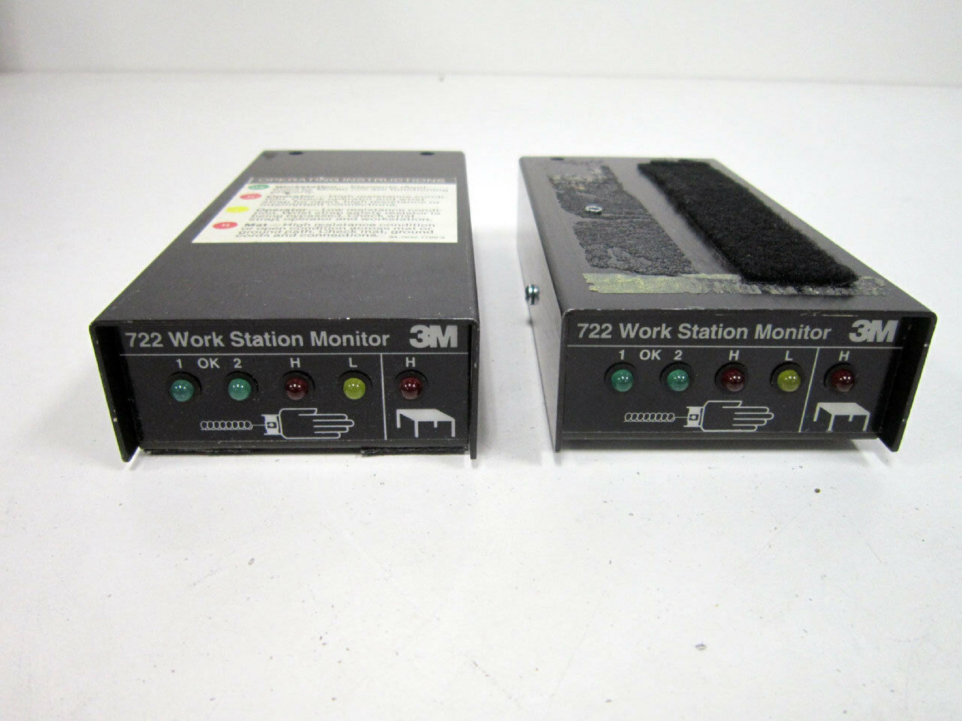 3M / IMATION WORKSTATION MONITOR WORKSTATION MONITOR 724 CONTINUOUSLY MONITORS THE RESISTANCE OF THE OPERATOR AND WORKSURFACE