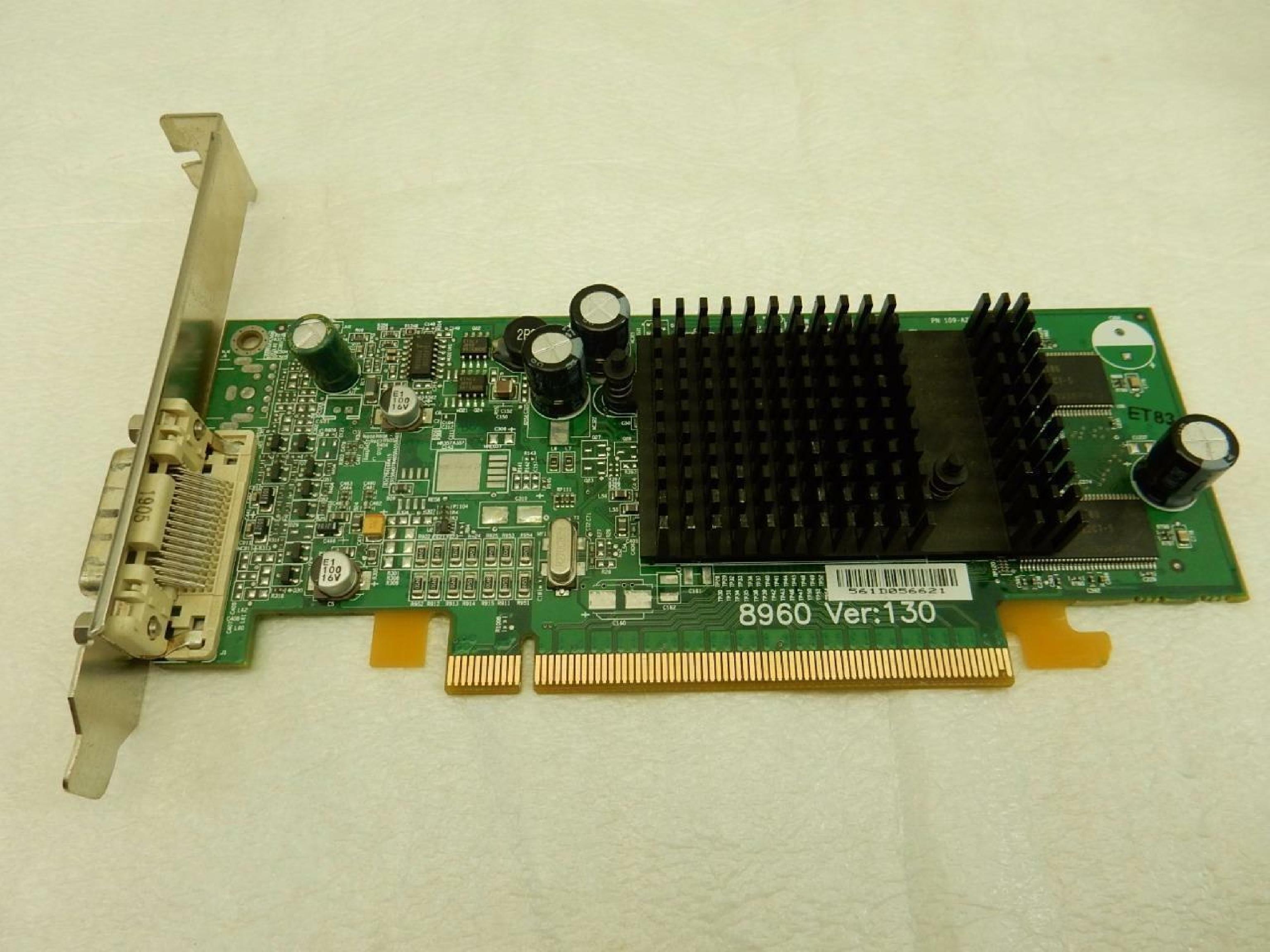 ATI 109-A25900-00 128MB PCI-E RADEON X300 VIDEO CARD WITH DMS59 PORT