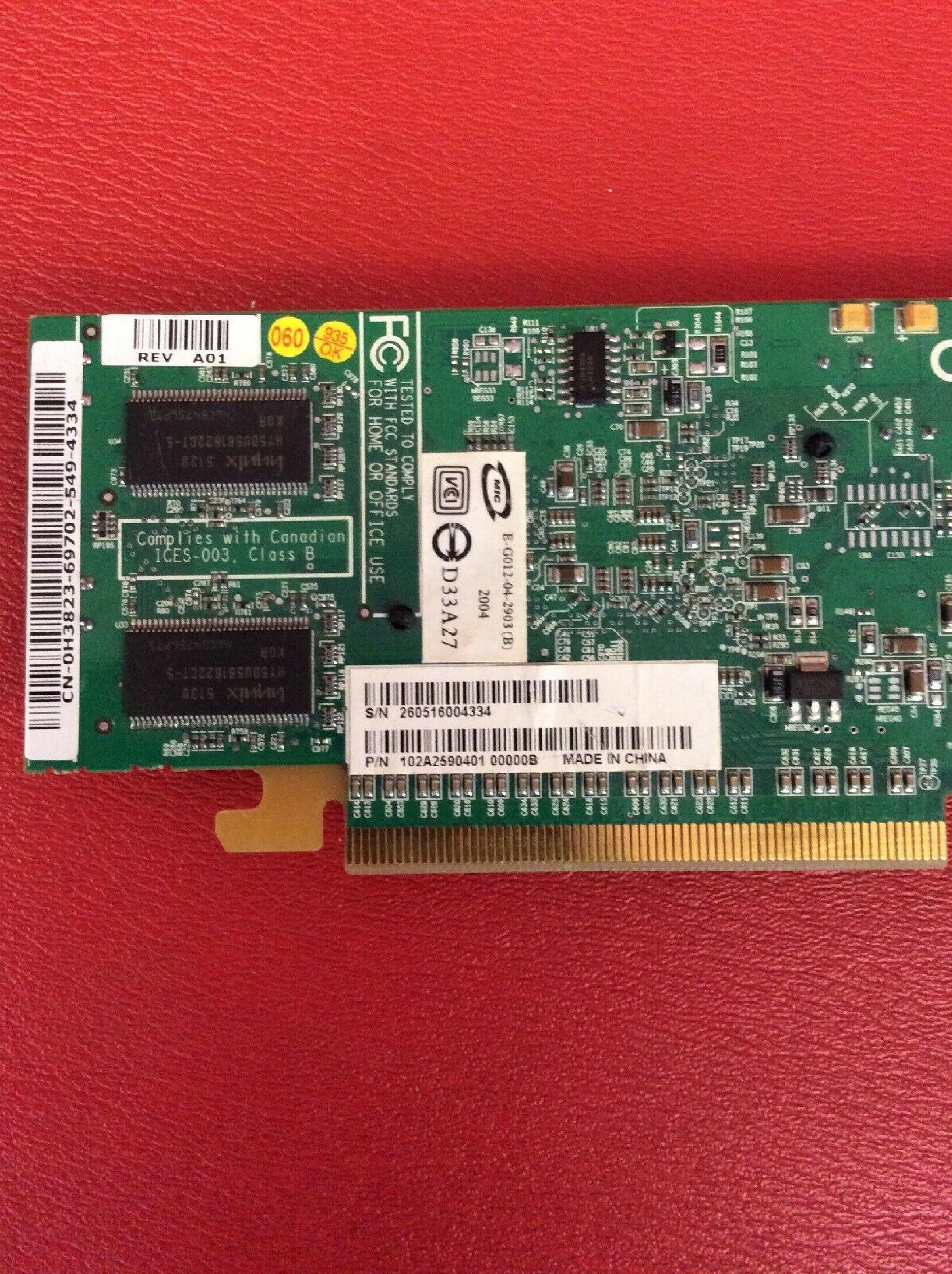 ATI 102A2590401 128MB PCI-E RADEON X300 VIDEO CARD WITH DMS59 PORT