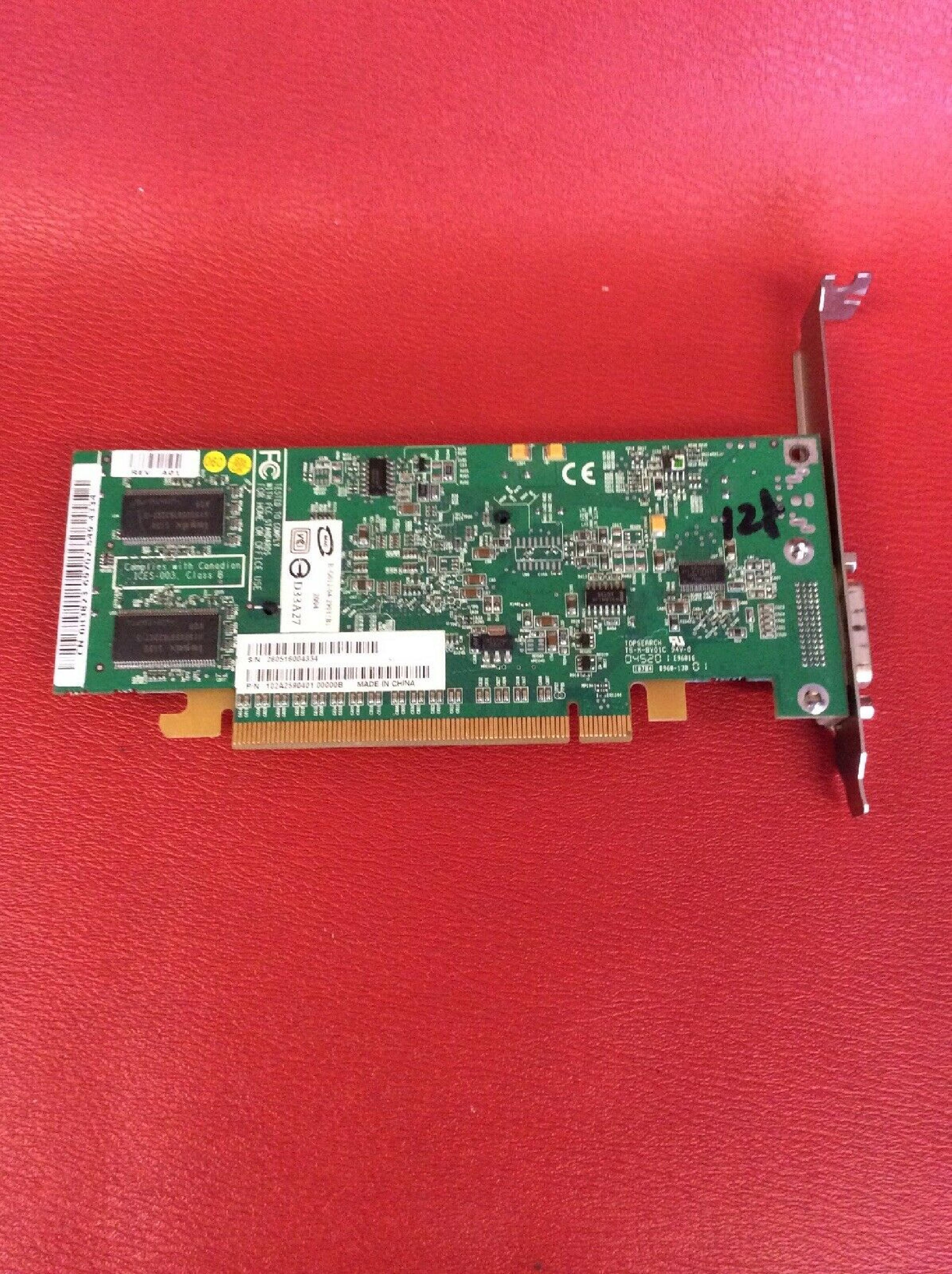 ATI 102A2590401 128MB PCI-E RADEON X300 VIDEO CARD WITH DMS59 PORT