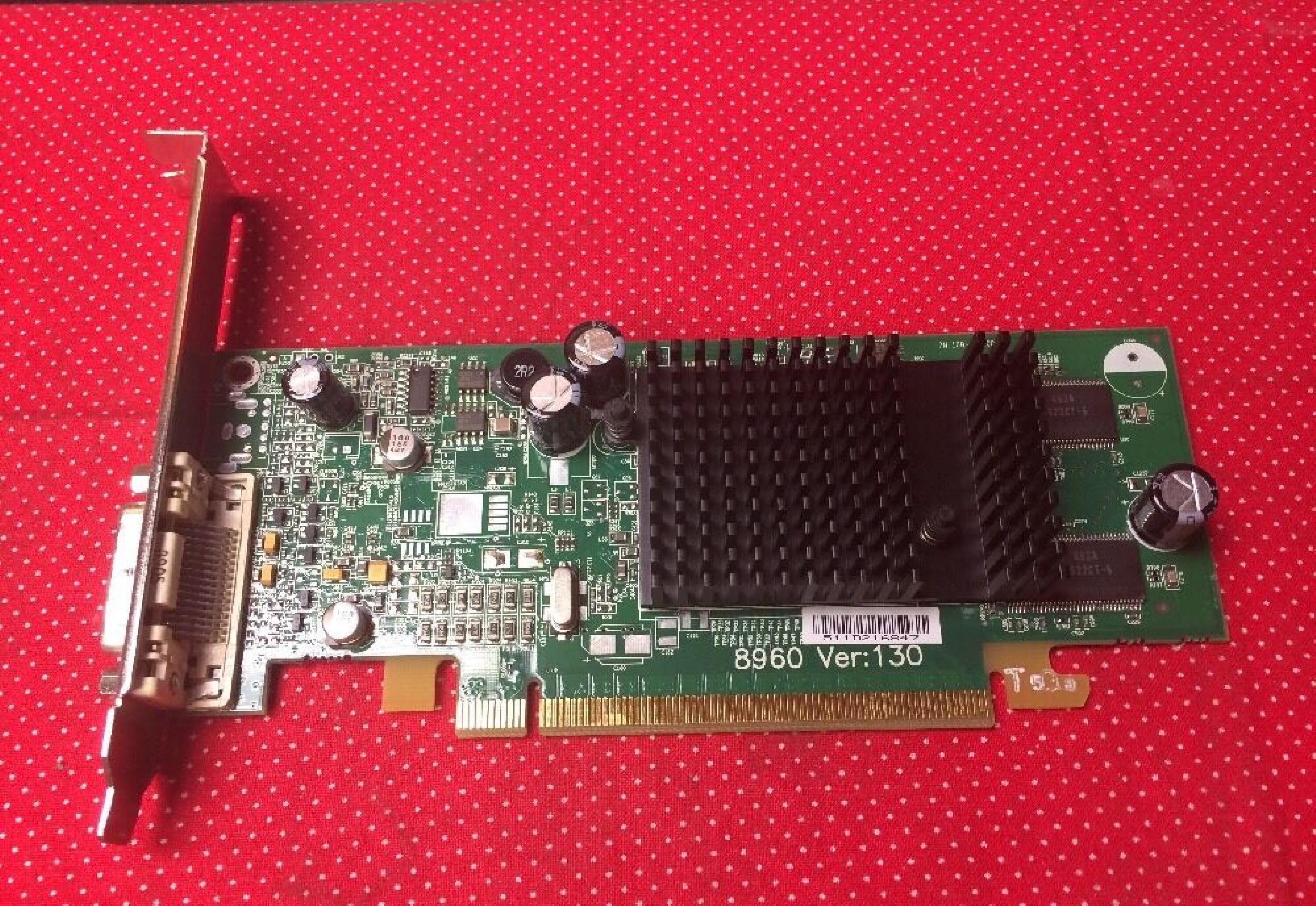 ATI CN-0H3823 128MB PCI-E RADEON X300 VIDEO CARD WITH DMS59 PORT