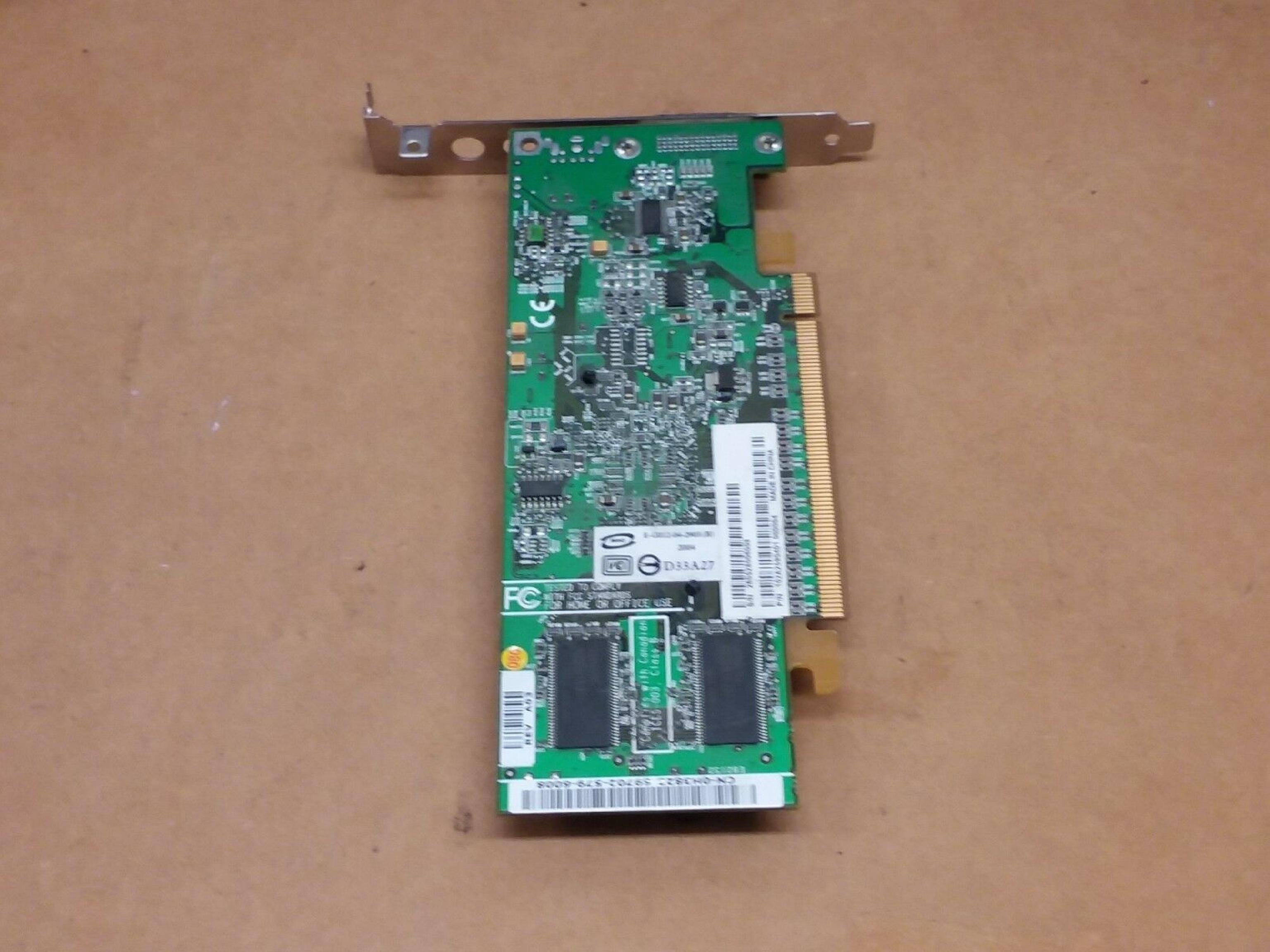 DELL 0H3823 128MB PCI-E RADEON X300 VIDEO CARD WITH DMS59 PORT