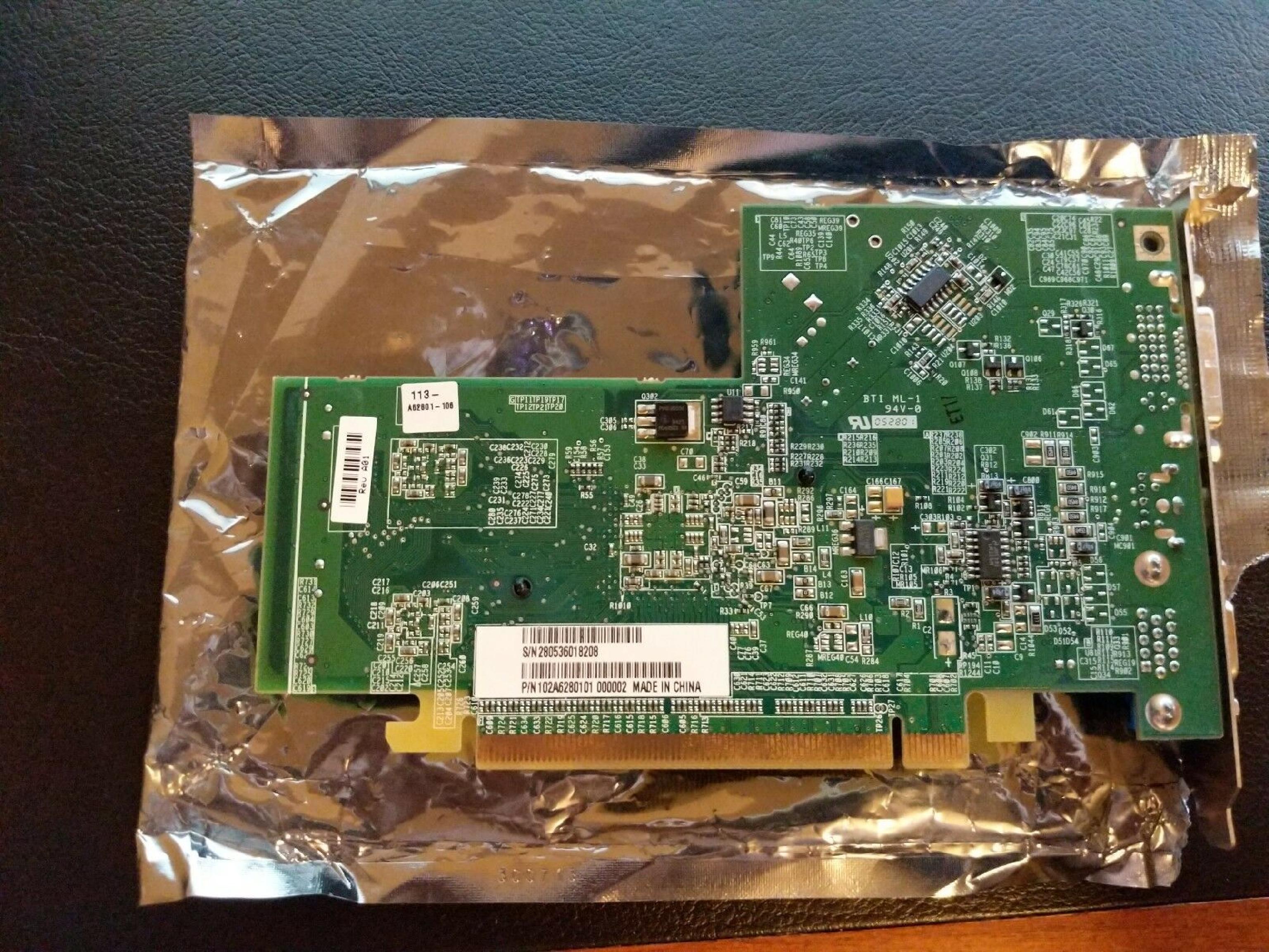 ATI H3823 128MB PCI-E RADEON X300 VIDEO CARD WITH DMS59 PORT