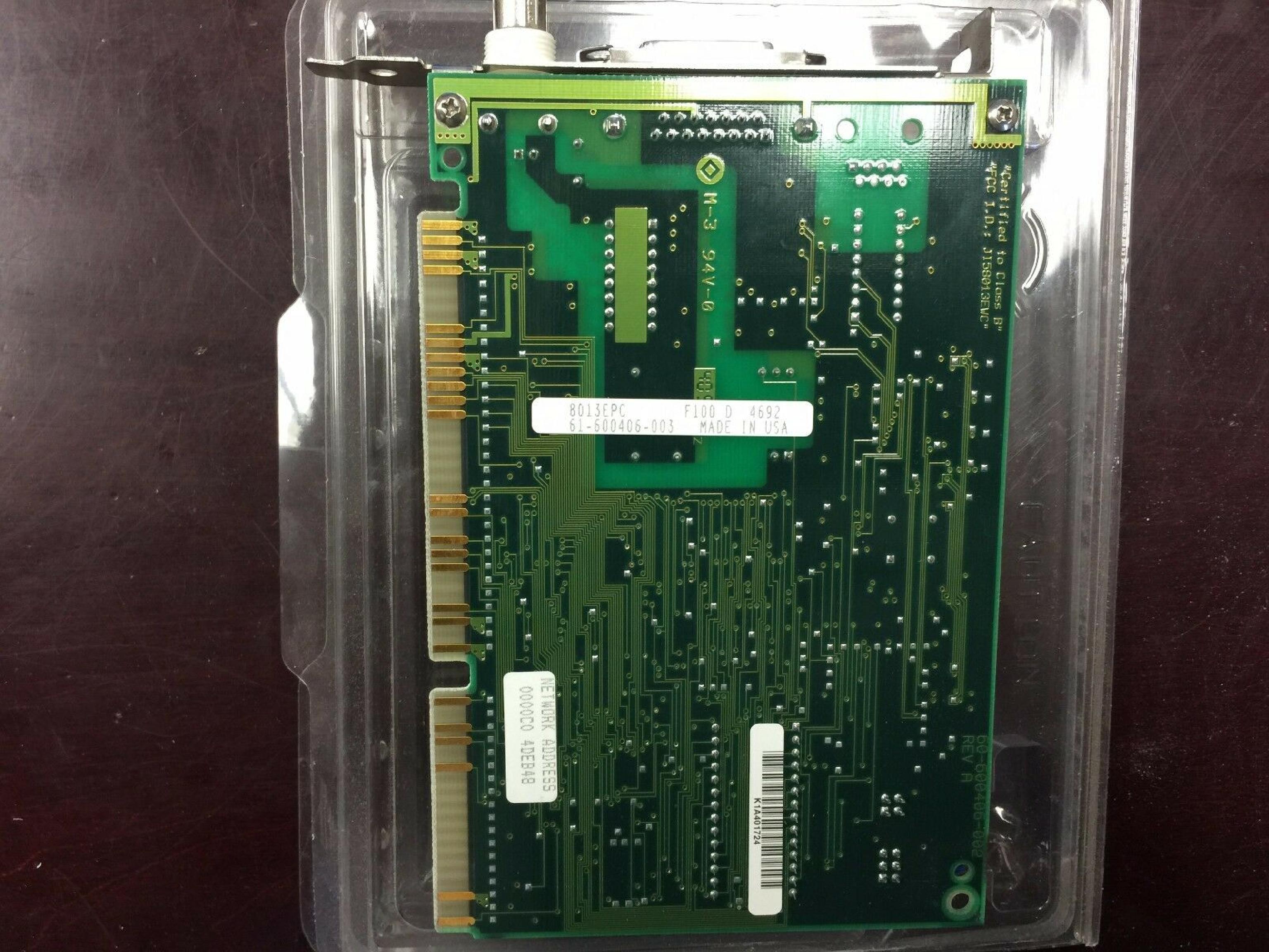 SMC / STANDARD MICROSYSTEMS CORPORATION 8013EPC 16BIT ISA 10BT RJ45 10B5