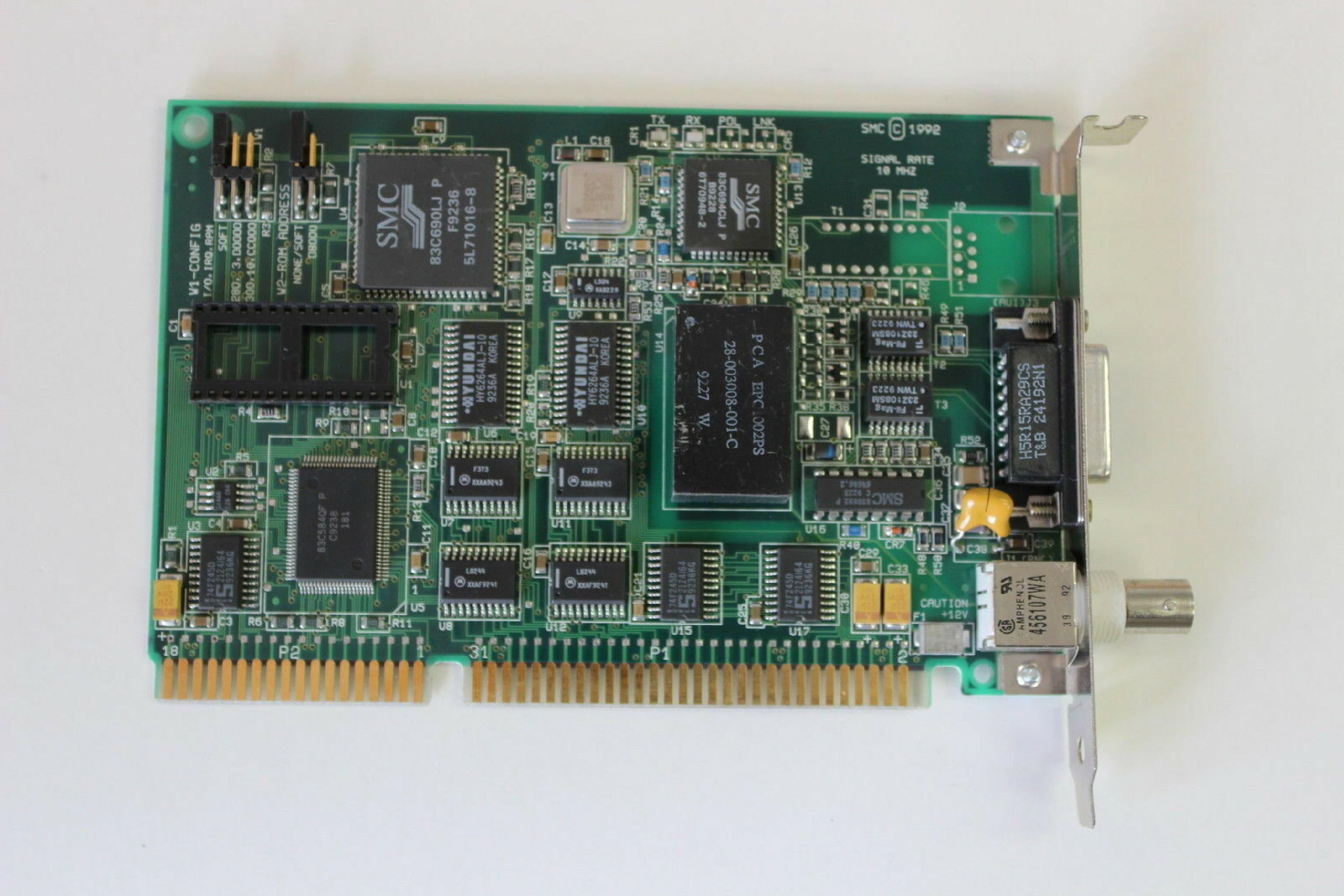 SMC / STANDARD MICROSYSTEMS CORPORATION 8013EPC 16BIT ISA 10BT RJ45 10B5