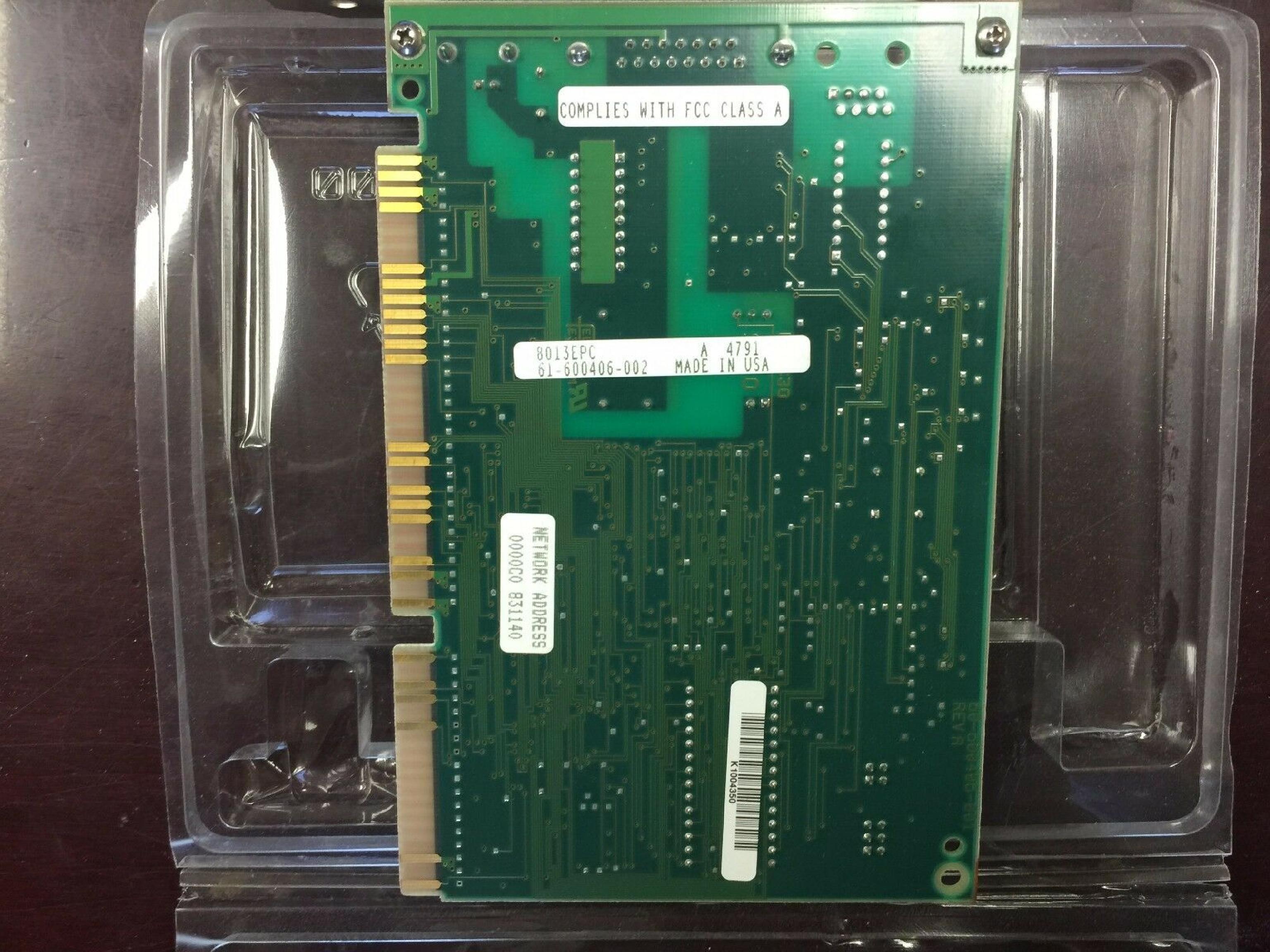 SMC / STANDARD MICROSYSTEMS CORPORATION 8013EPC 16BIT ISA 10BT RJ45 10B5