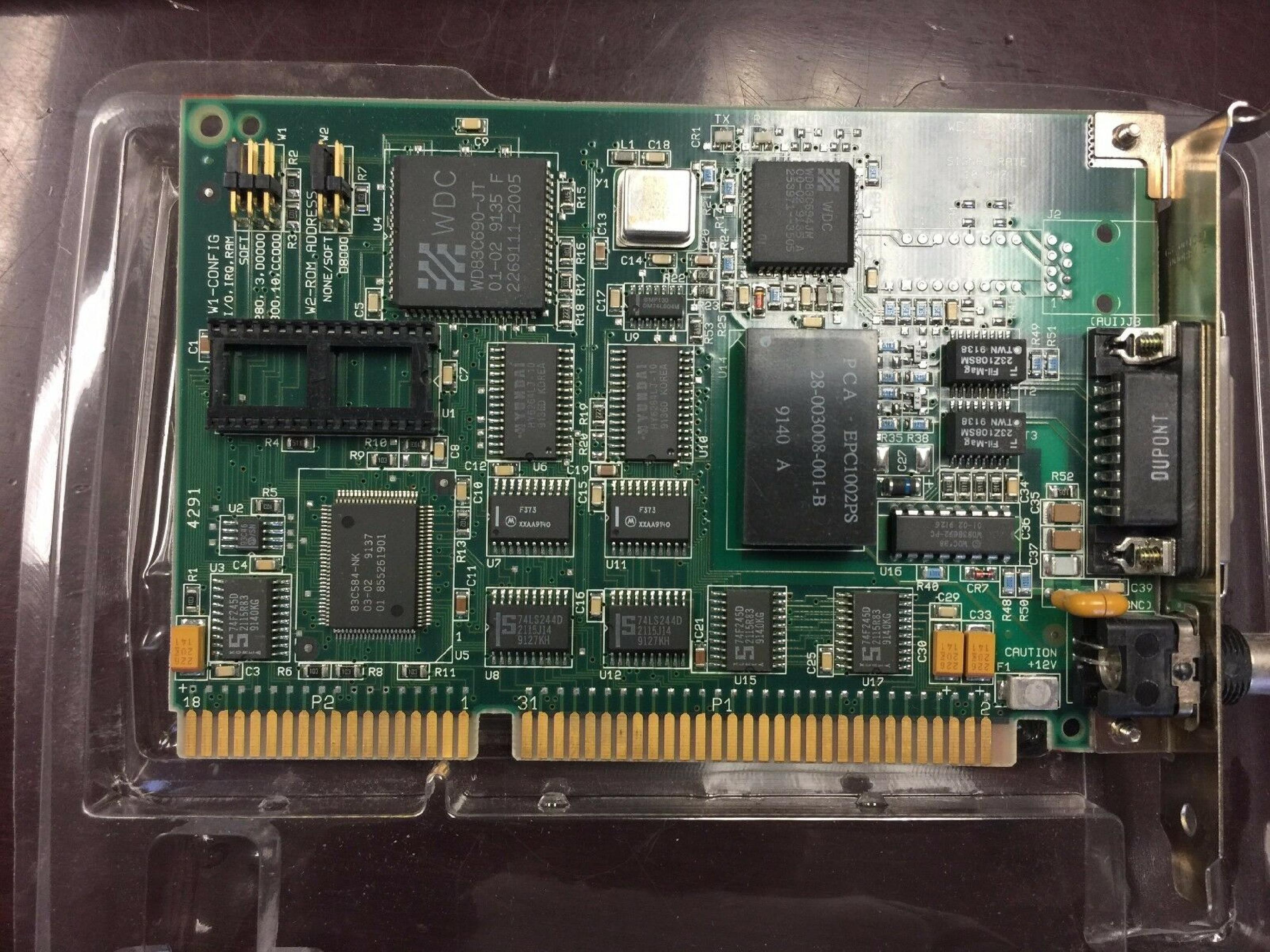 SMC / STANDARD MICROSYSTEMS CORPORATION 8013EPC 16BIT ISA 10BT RJ45 10B5