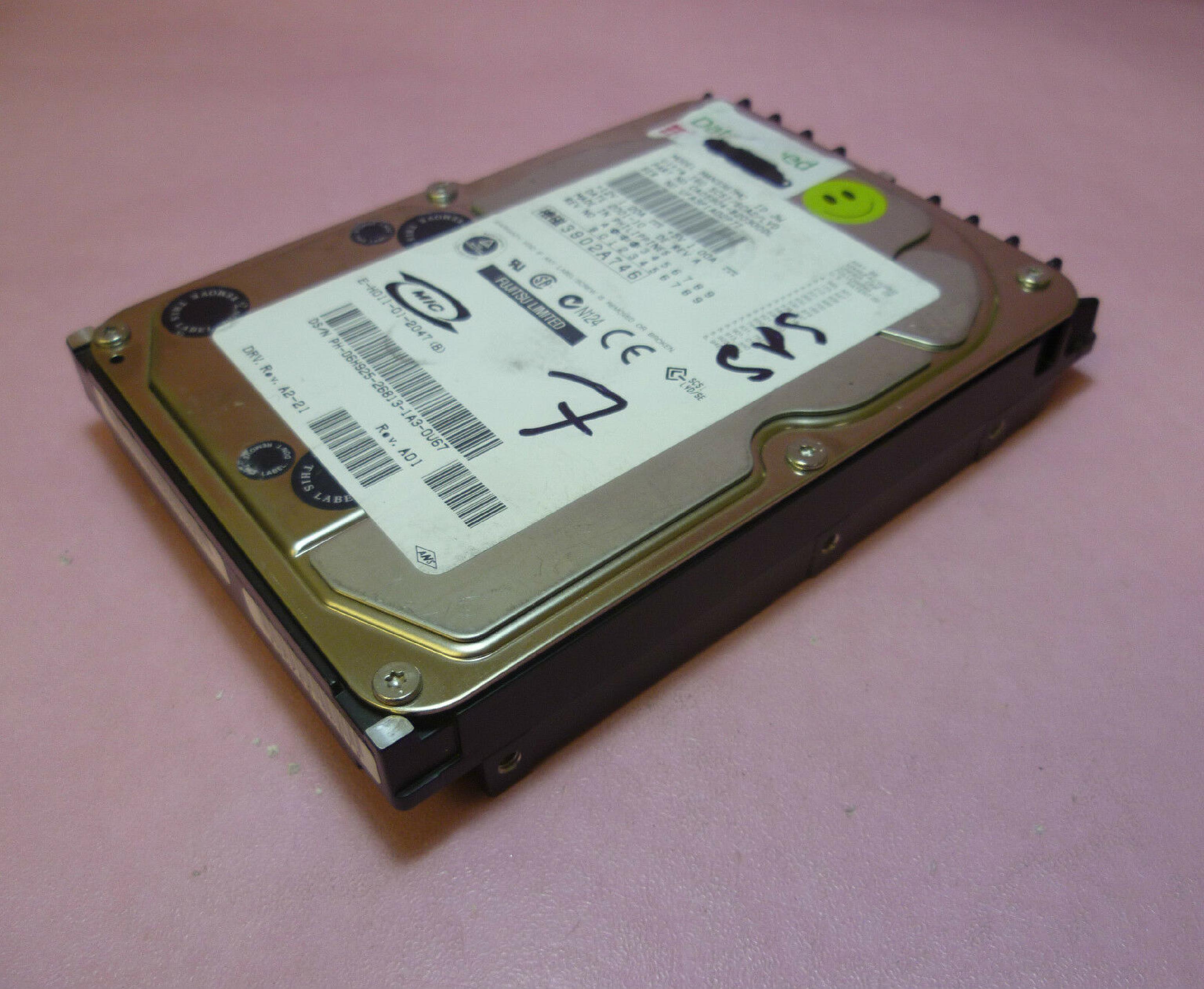 FUJITSU 06H925 36.7 GB INTERNAL HARD DRIVE ULTRA 160 10K RPM SCA2 LVD