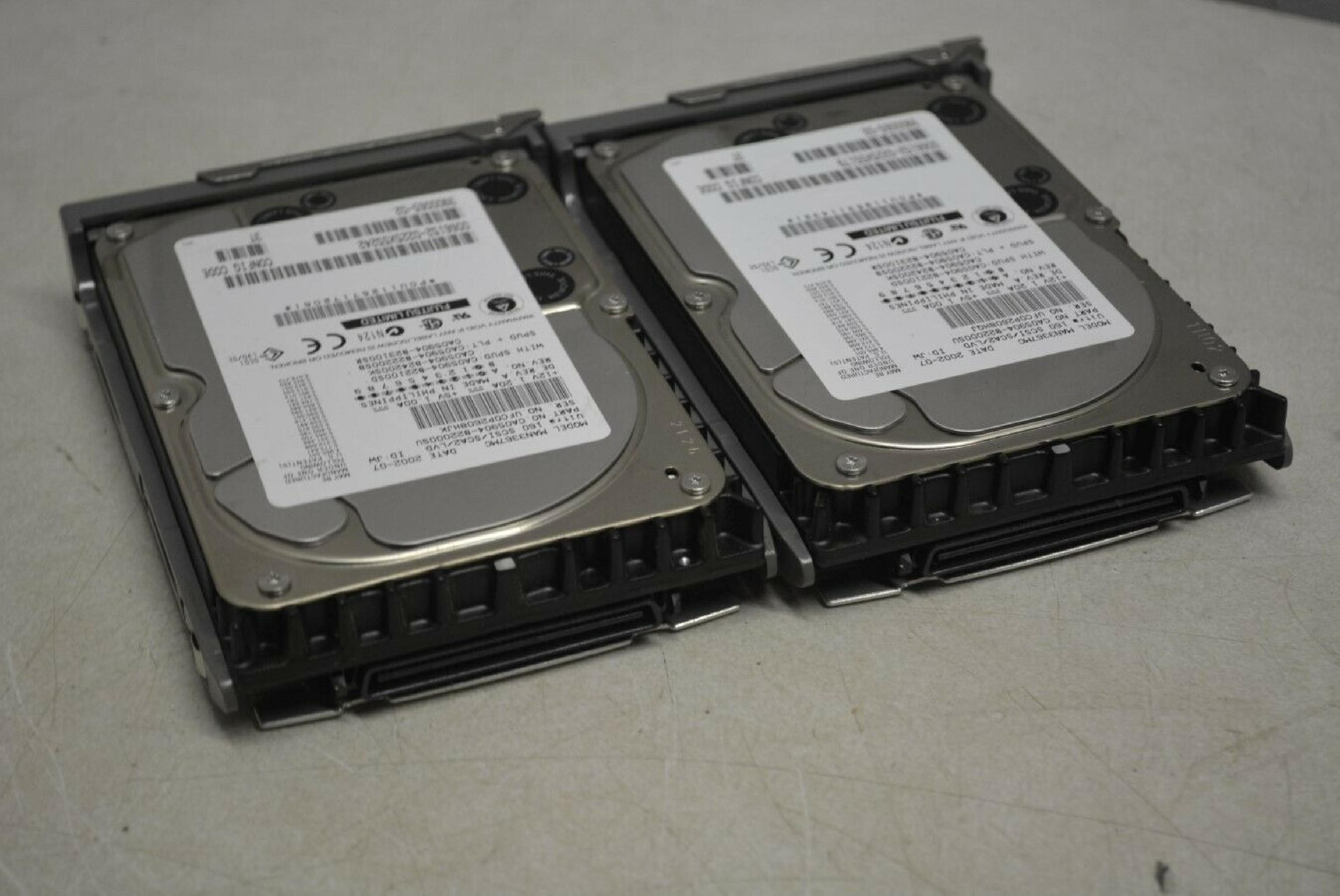 FUJITSU MAN3367MC 36.7 GB INTERNAL HARD DRIVE ULTRA 160 10K RPM SCA2 LVD