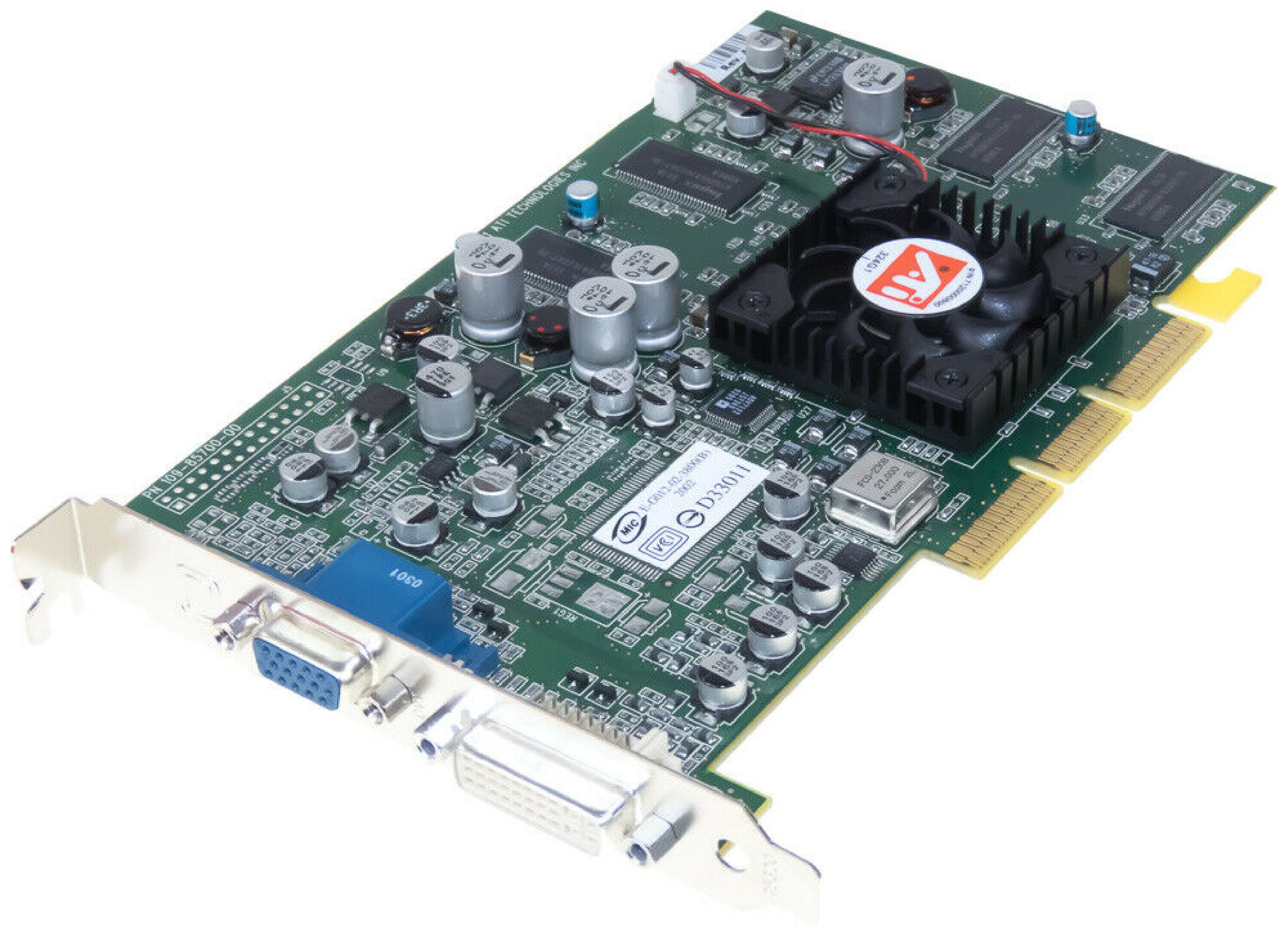 DELL 04Y905 RADEON 8500LE 64MB AGP VIDEO CARD WITH DVI AND VGA PORTS