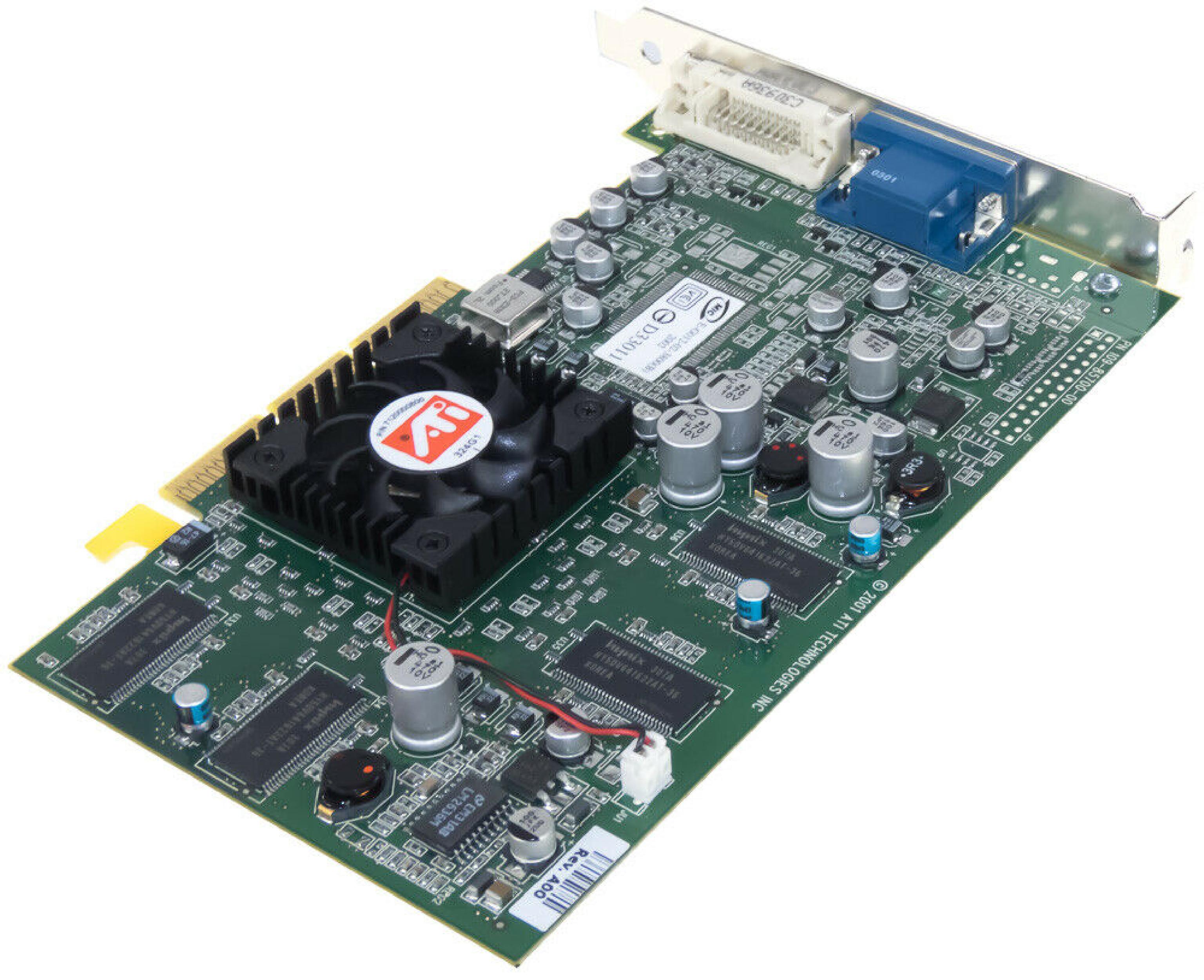 DELL 04Y905 RADEON 8500LE 64MB AGP VIDEO CARD WITH DVI AND VGA PORTS