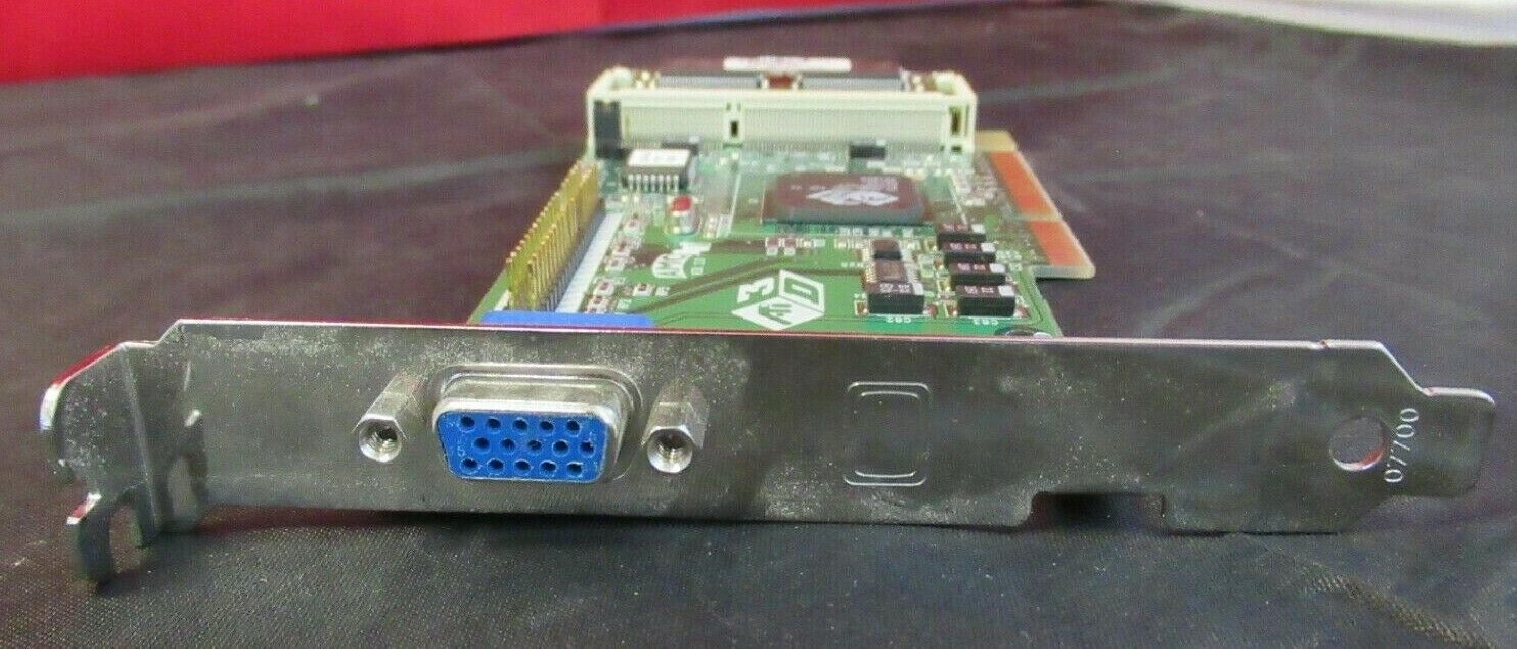 ATI 109-43200-10 AGP VIDEO CARD 4MB 8MB WITH VGA OUTPUT RAGE PRO PORT