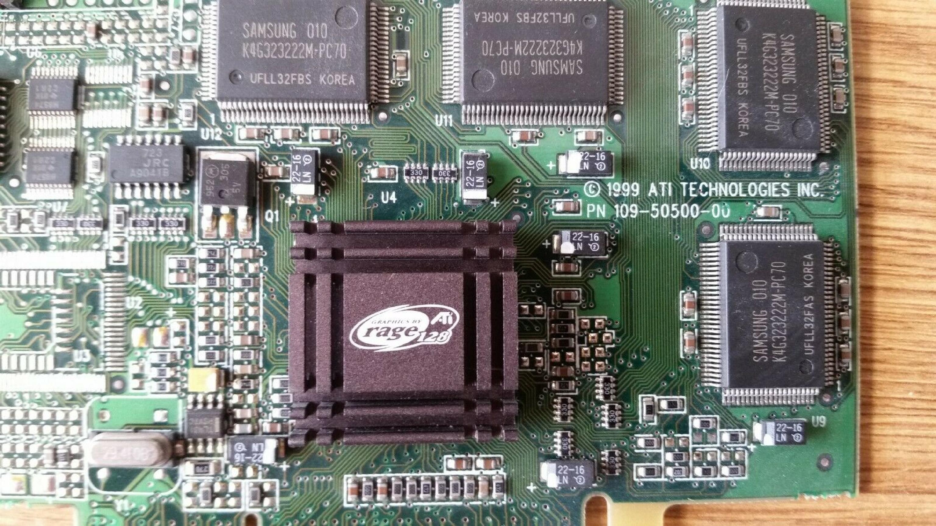 ATI 109-50500-00 16MB 2X AGP VIDEO CARD