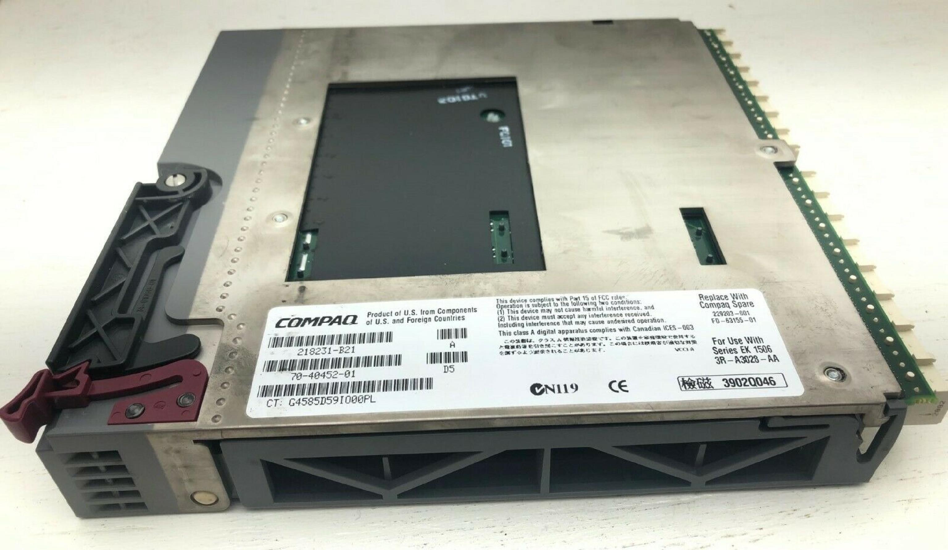 COMPAQ / HEWLETT PACKARD / HP 70-40452-01 STORAGEWORKS MODULAR SMART ARRAY