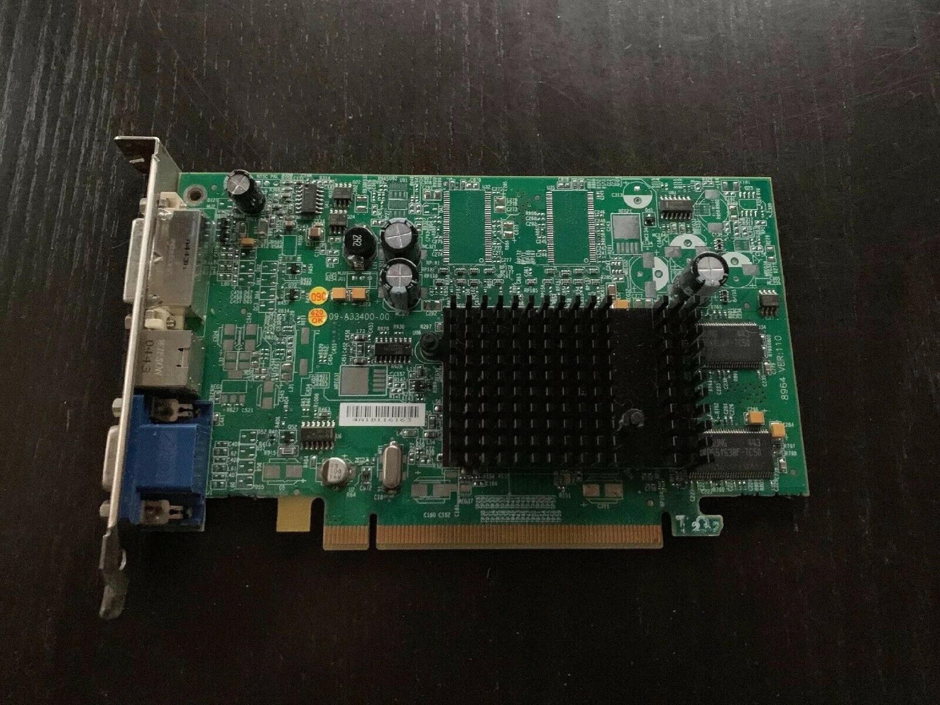 ATI 8964 RADEON X300 PCI-E VIDEO CARD