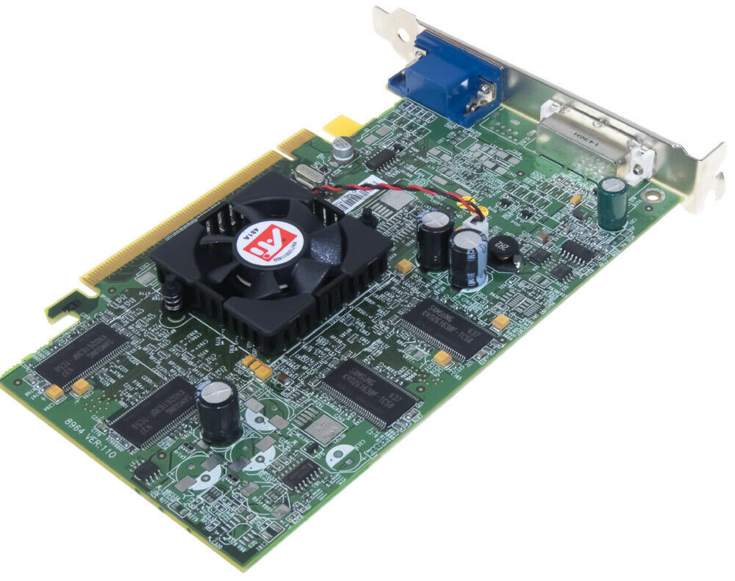 ATI 0M4177 RADEON X300 PCI-E VIDEO CARD V3100 128MB PCIE DVI / VGA