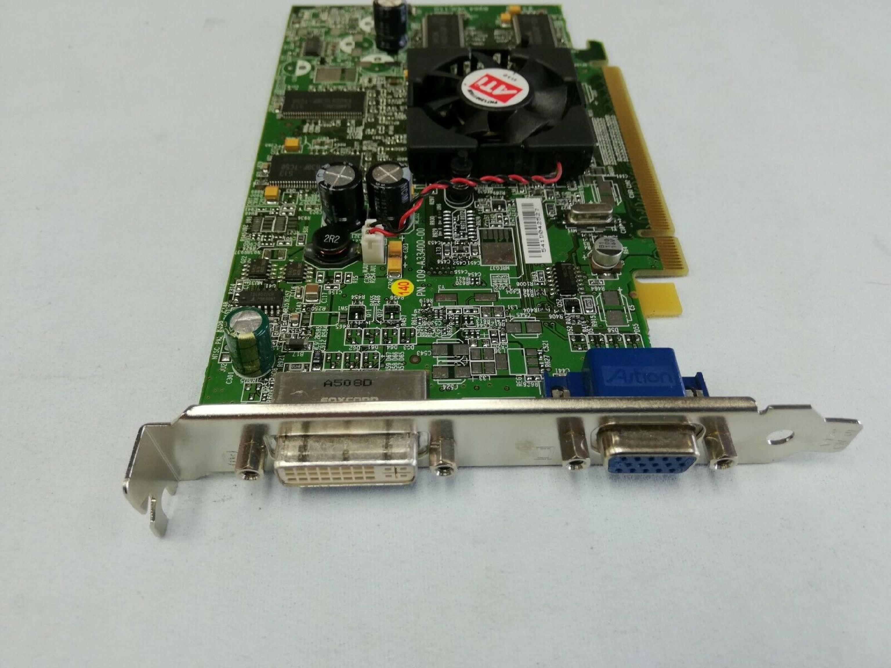 ATI 0M4177 RADEON X300 PCI-E VIDEO CARD V3100 128MB PCIE DVI / VGA