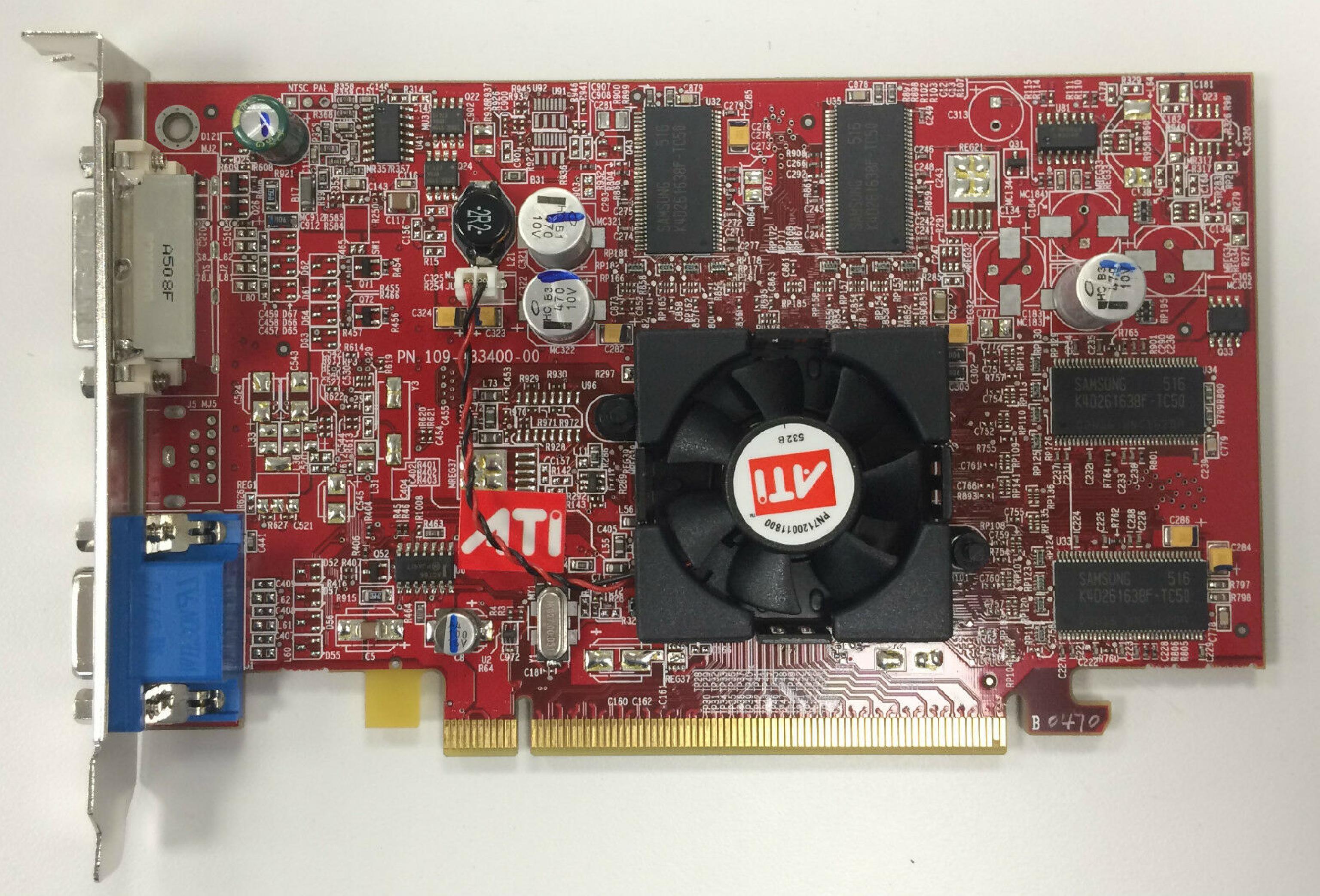 COMPAQ / HEWLETT PACKARD / HP 367459-001 RADEON X300 PCI-E VIDEO CARD