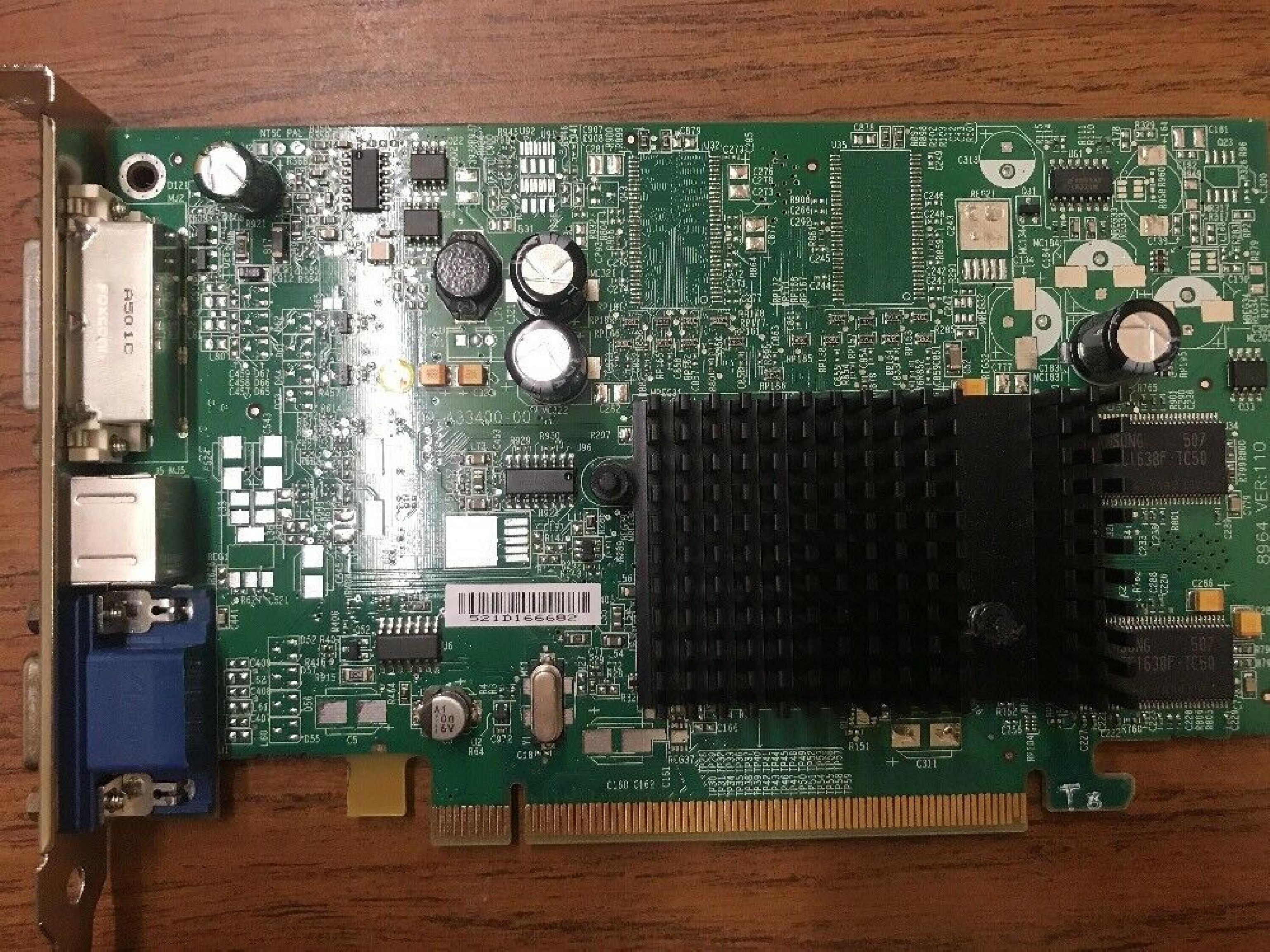 ATI F3988 RADEON X300 PCI-E VIDEO CARD