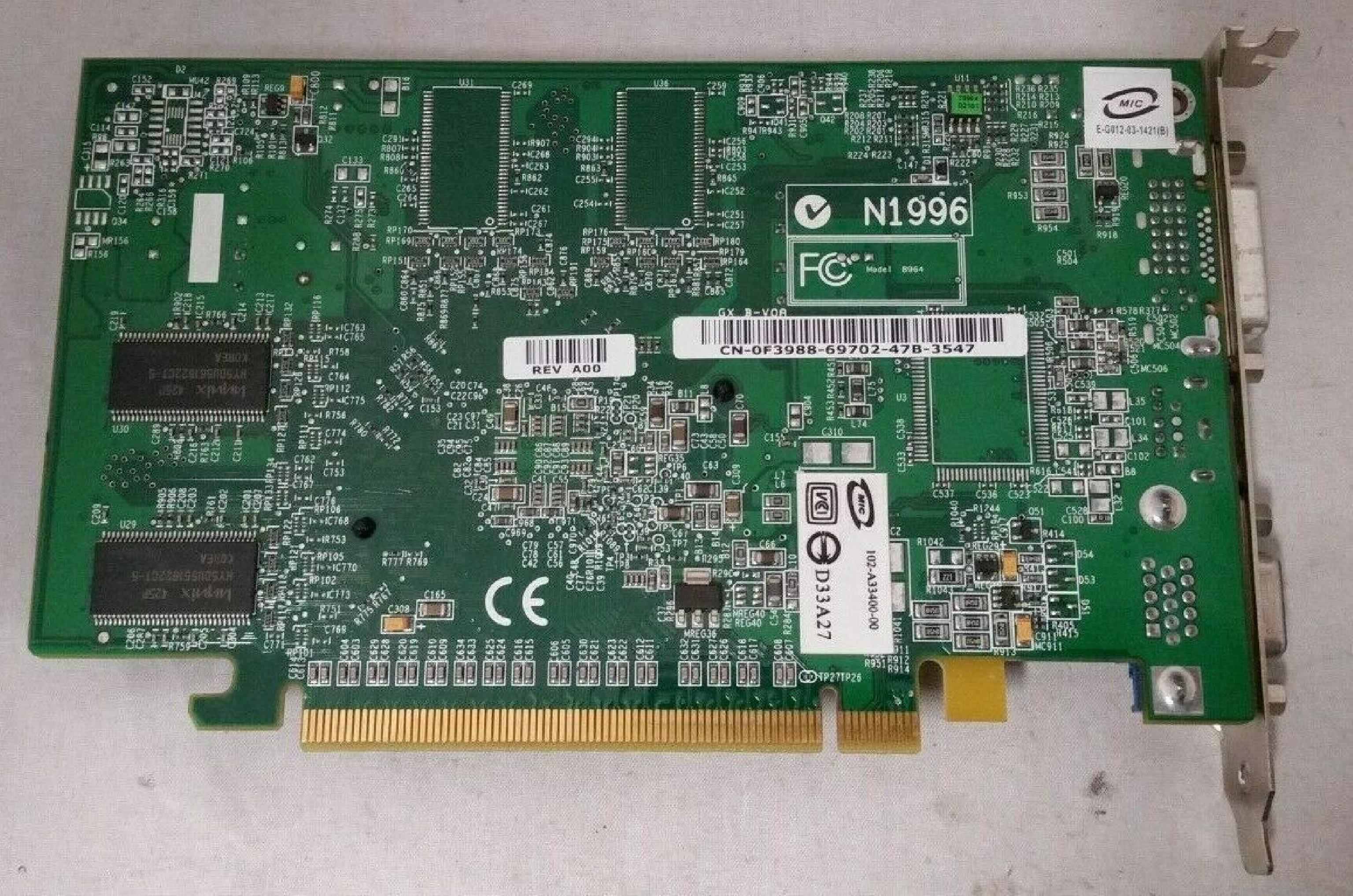 ATI F3988 RADEON X300 PCI-E VIDEO CARD