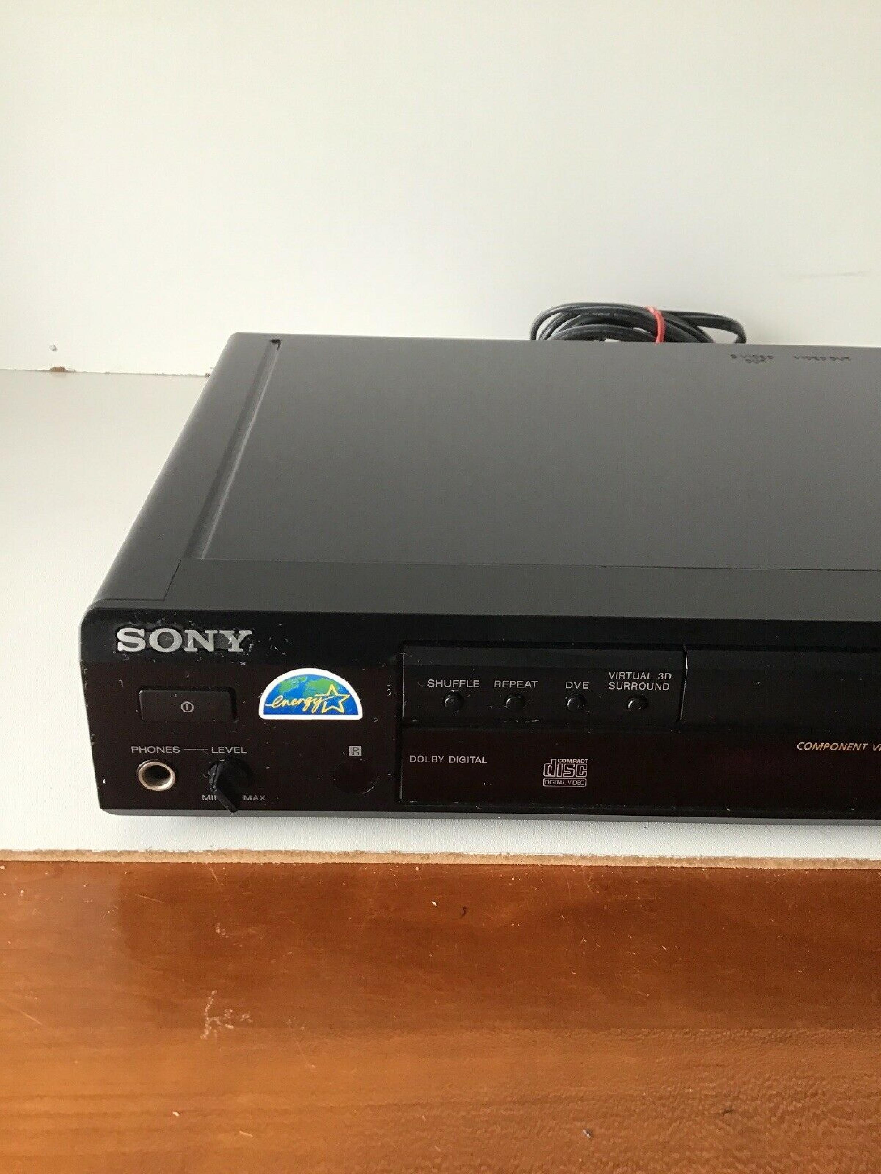 SONY DVPS560D DVD CD VIDEO CD PLAYER NO REMOTE