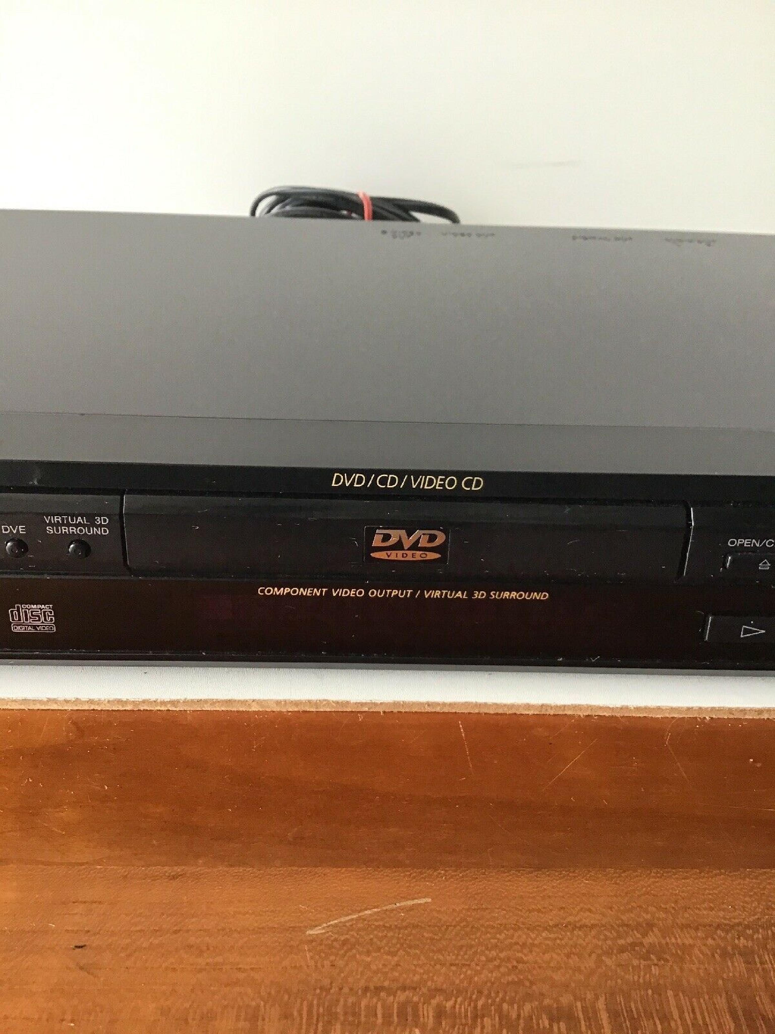 SONY DVPS560D DVD CD VIDEO CD PLAYER NO REMOTE