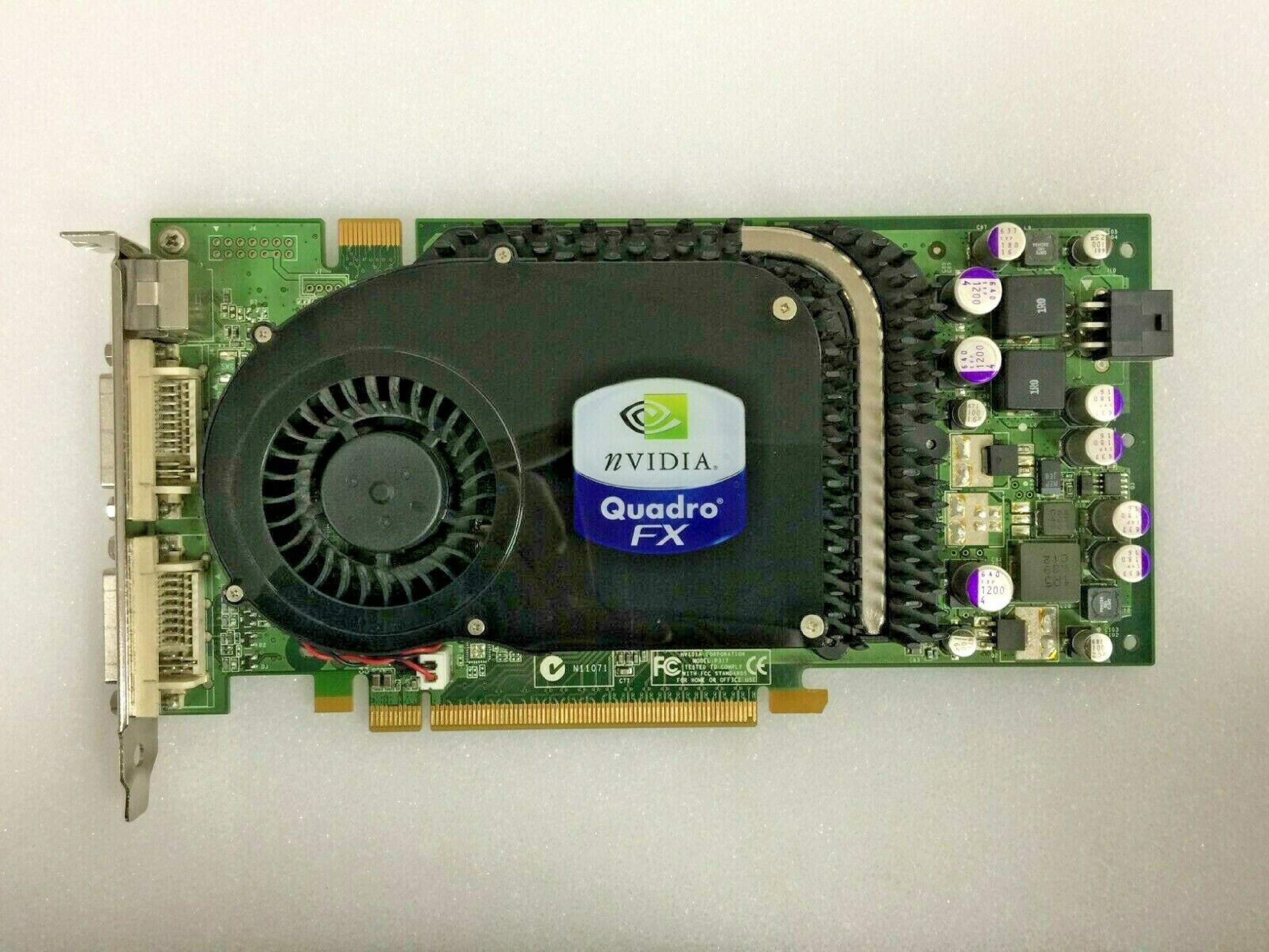 NVIDIA 0T9099 PCI EXPRESS DUAL DVI QUADRO FX