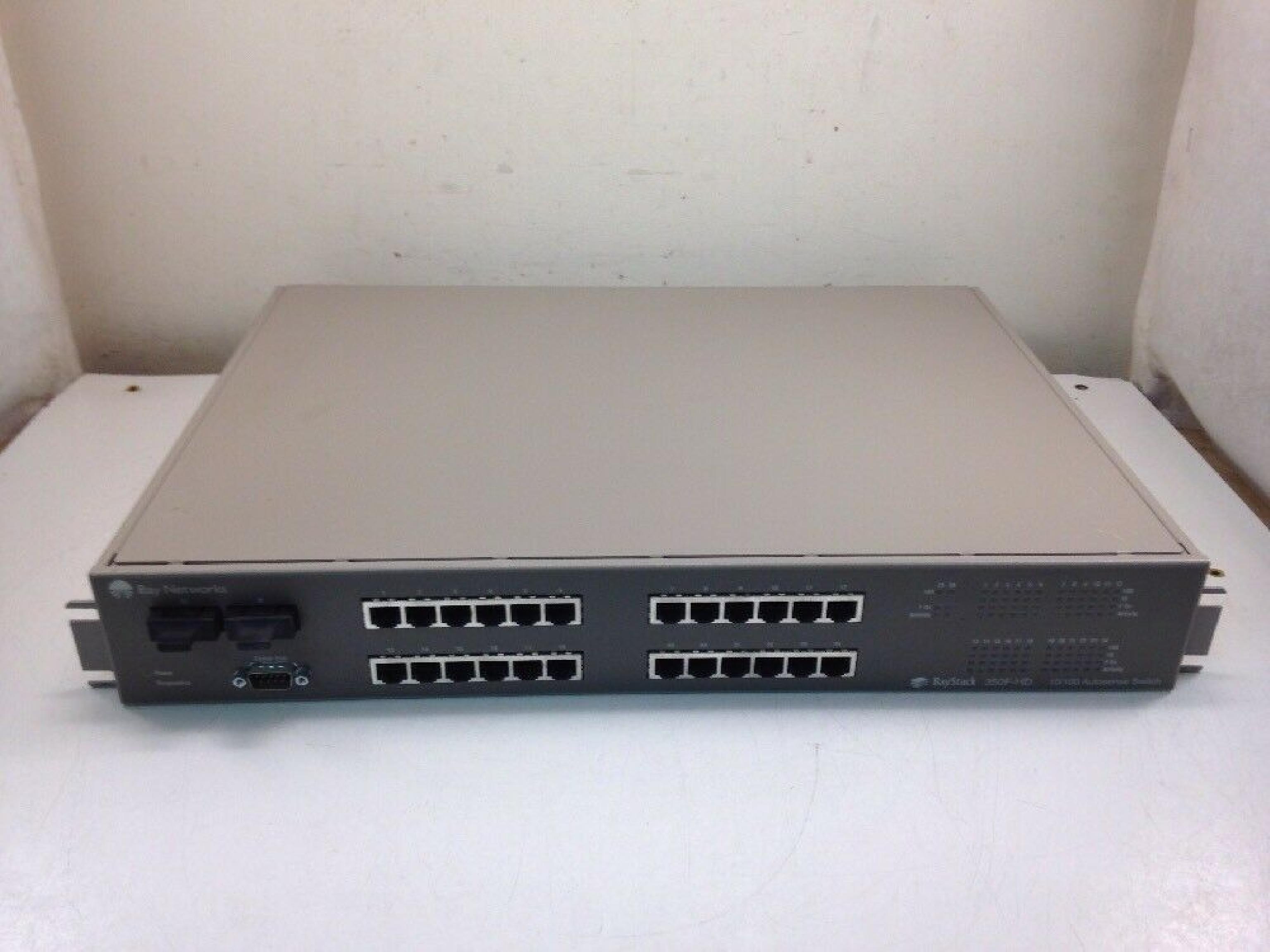 BAY NETWORKS NORTEL BAYSTACK 350F-HD BAY NETWORKS BAYSTACK 350F-HD,24 PORT,10/100 AUTOSENSE SWITCH