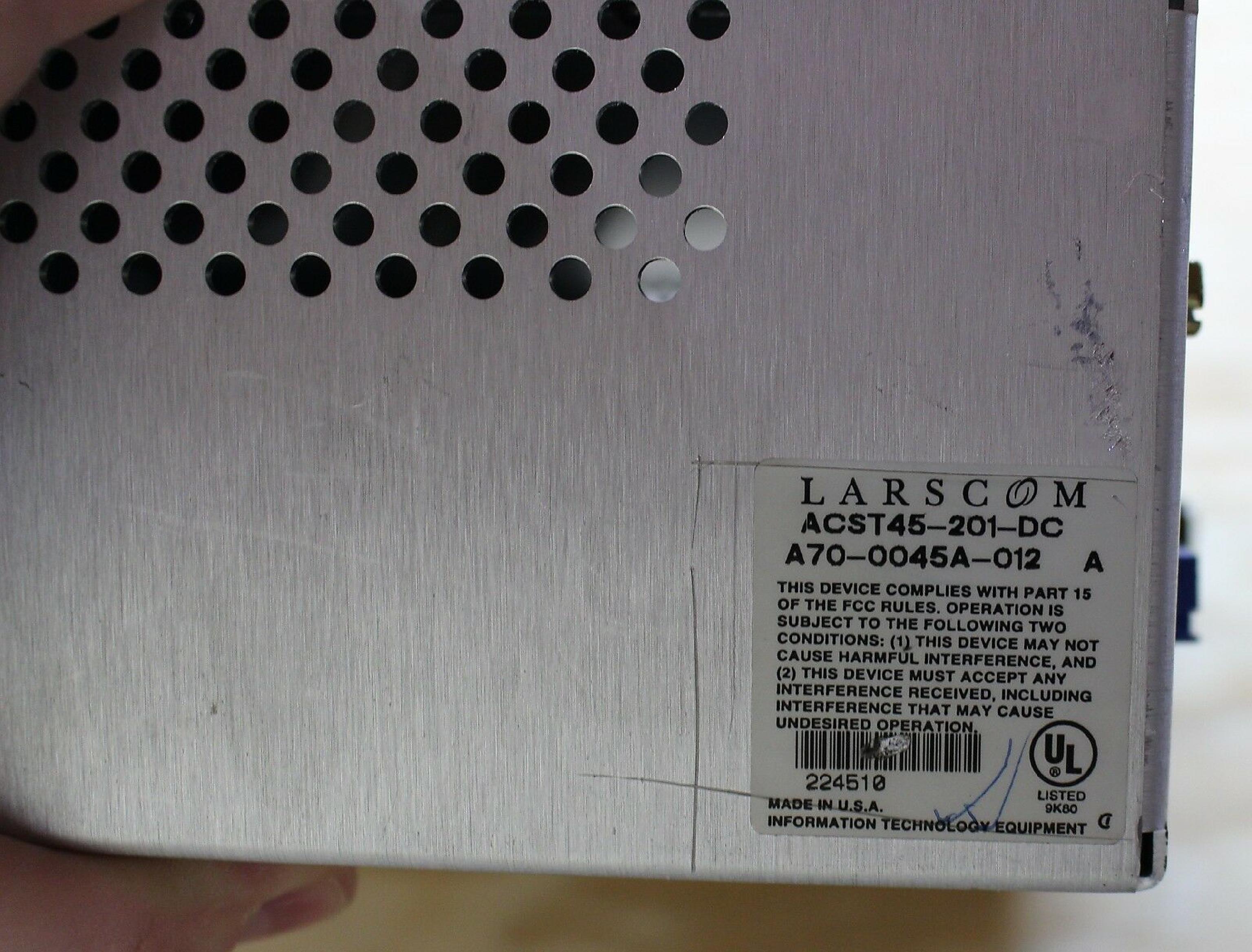 LARSCOM ACCESS T45 NETWORK SERVICE UNIT DS3