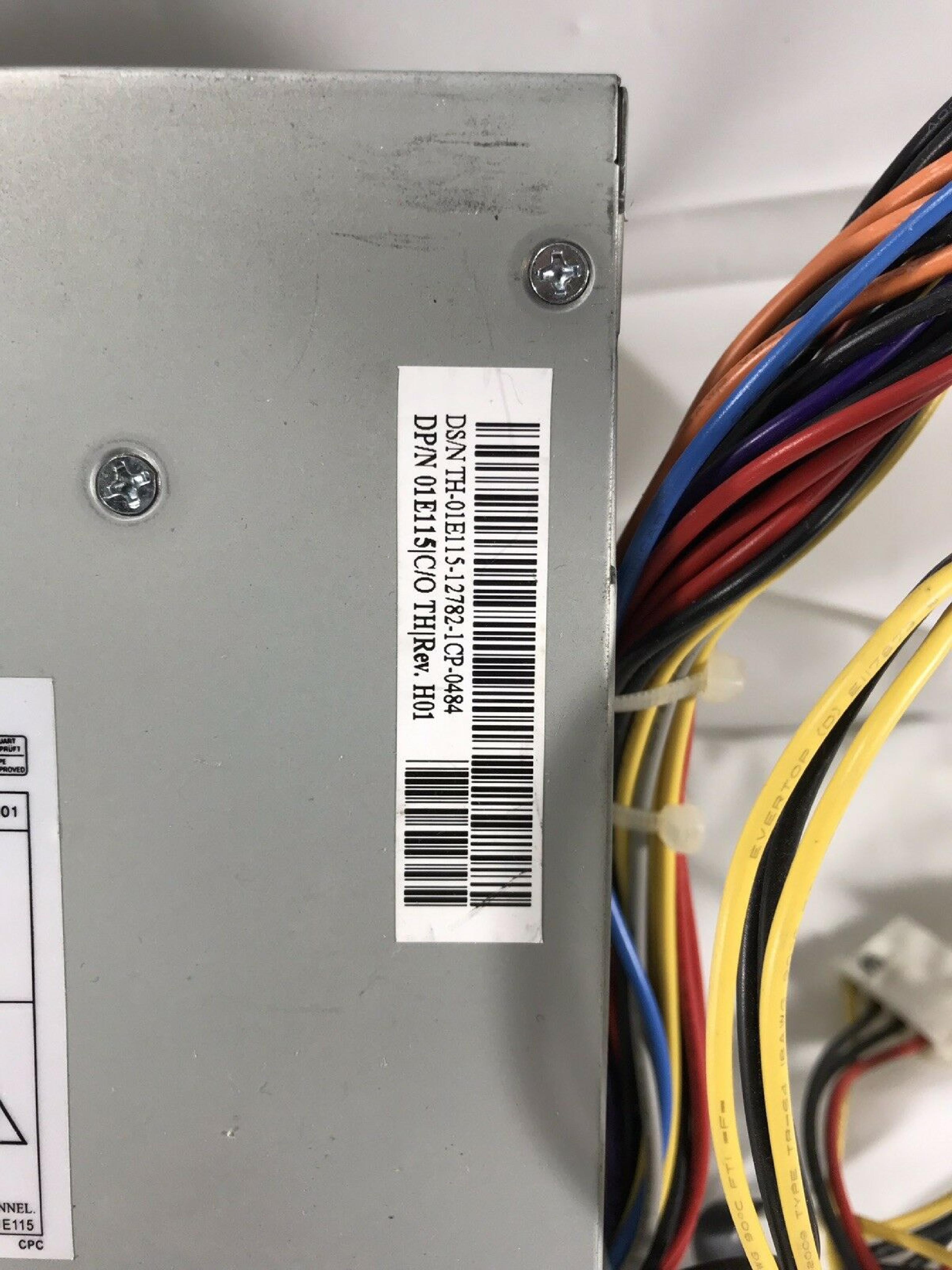 DELL HP-P2507F3P 250W ATX POWER SUPPLY 20PIN 5 MOLEX 1 BERG