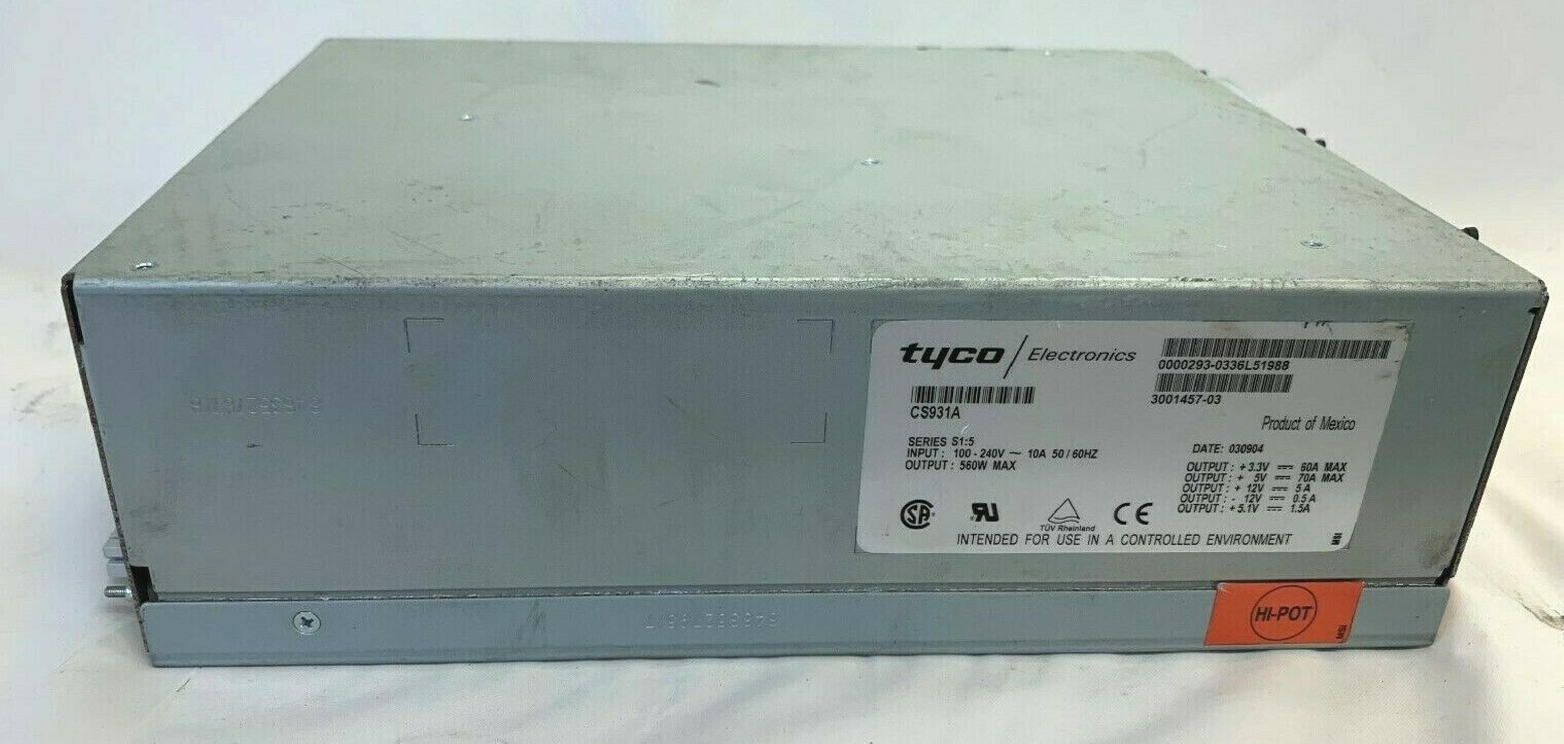 AMP / TYCO CS931A 560W POWER SUPPLY FOR SUNFIRE 280R