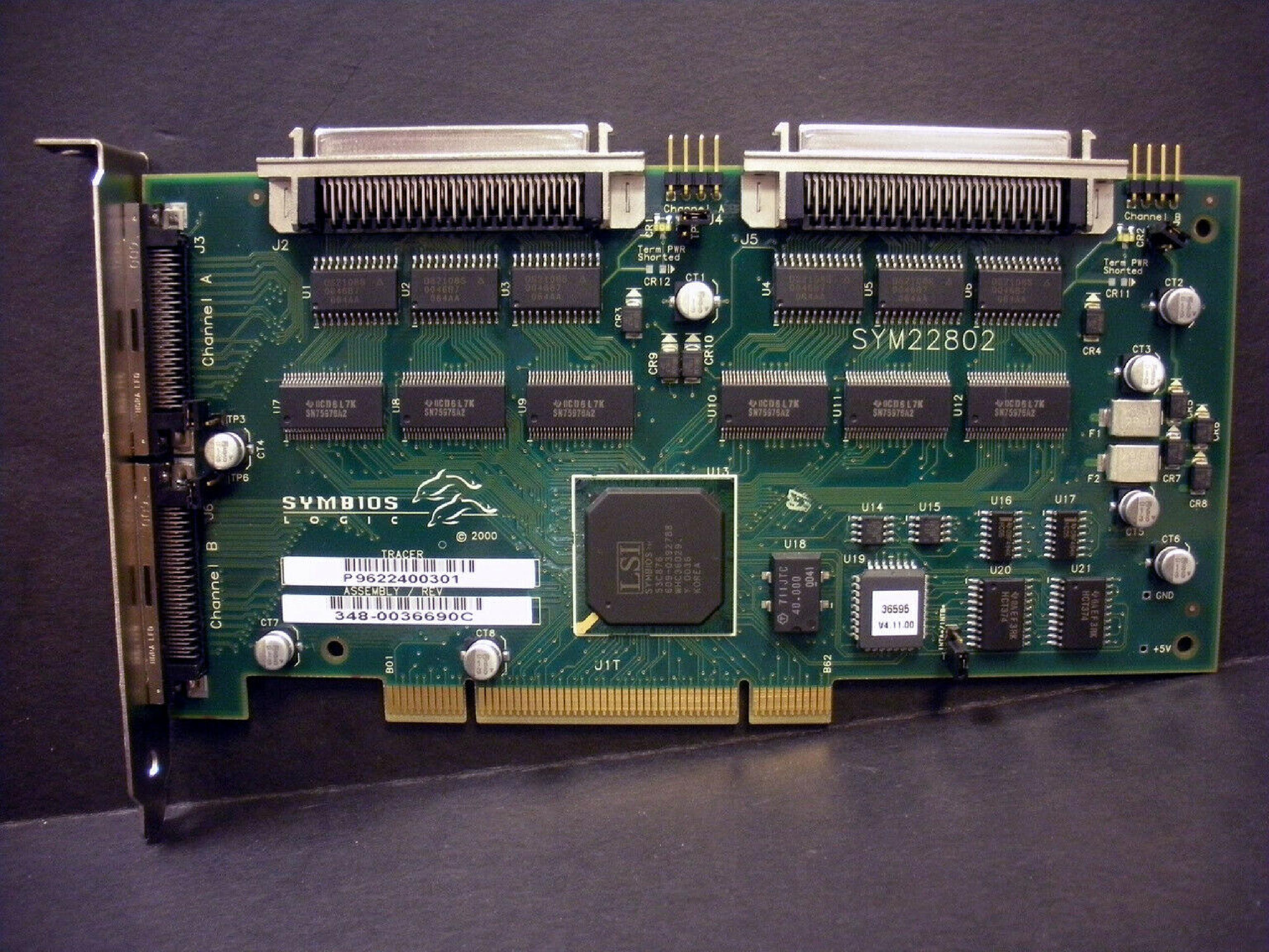 SUN MICROSYSTEMS X6541A DUAL DIFFERENTIAL SCSI ADAPTER ULTRA PCI CARD