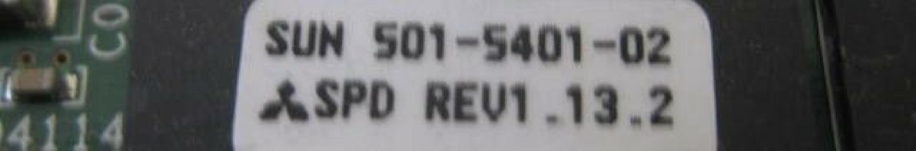 SUN MICROSYSTEMS 501-5401-02 256MB SUN MEMORY MODULE FOR SUNFIRE 280R