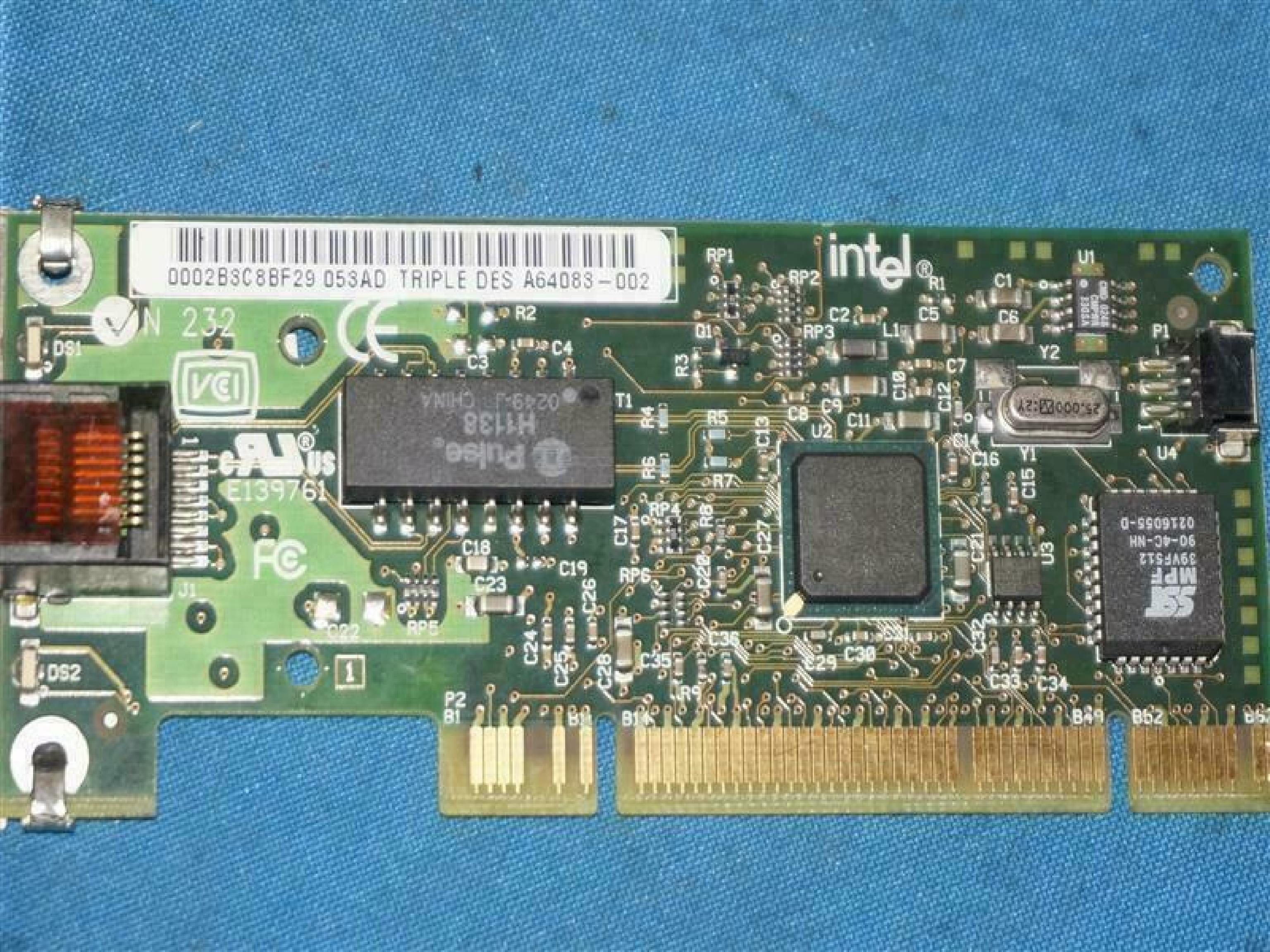 INTEL 749006-002 LAN CARD PCI NIC ETHERNET PRO/100 S PRO/100S SERVER NETWORK ADAPTER