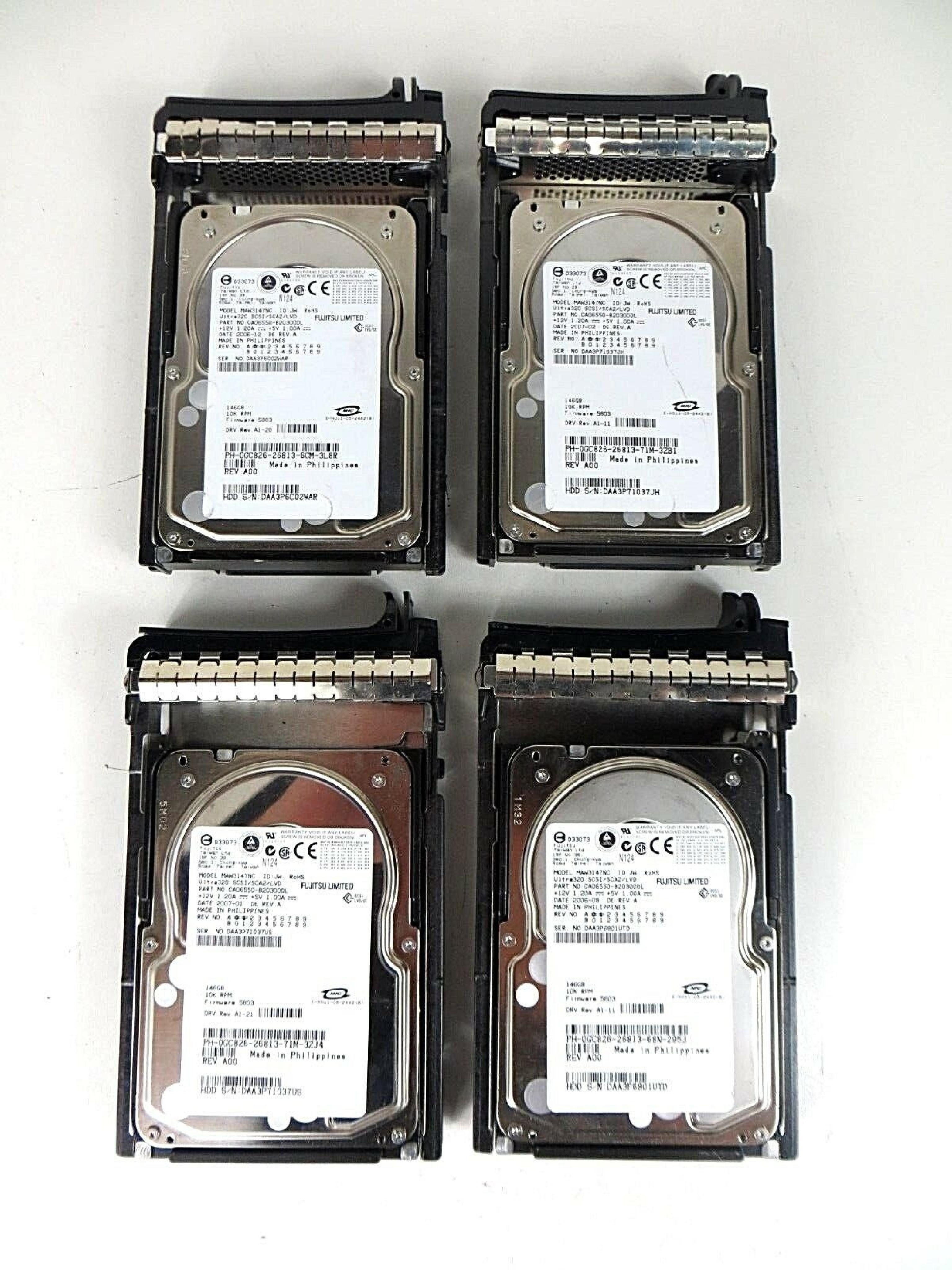 FUJITSU CA06550-B20300DL 10K.7 ULTRA320 SCSI 146-GB HARD DRIVE