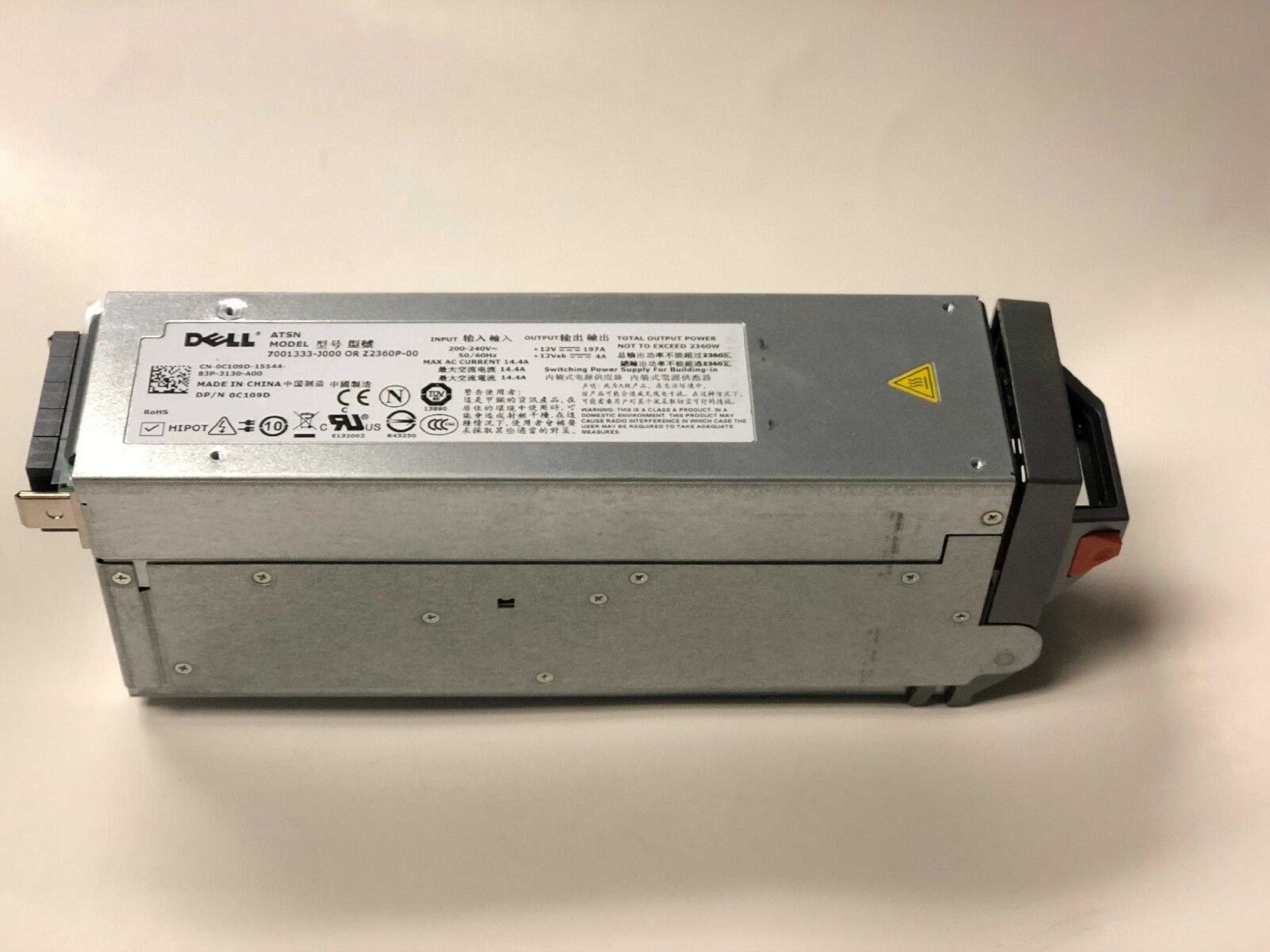 DELL 0C109D 760 WATT NOT TO EXCEED 2360WATT SPOWER SUPPLY