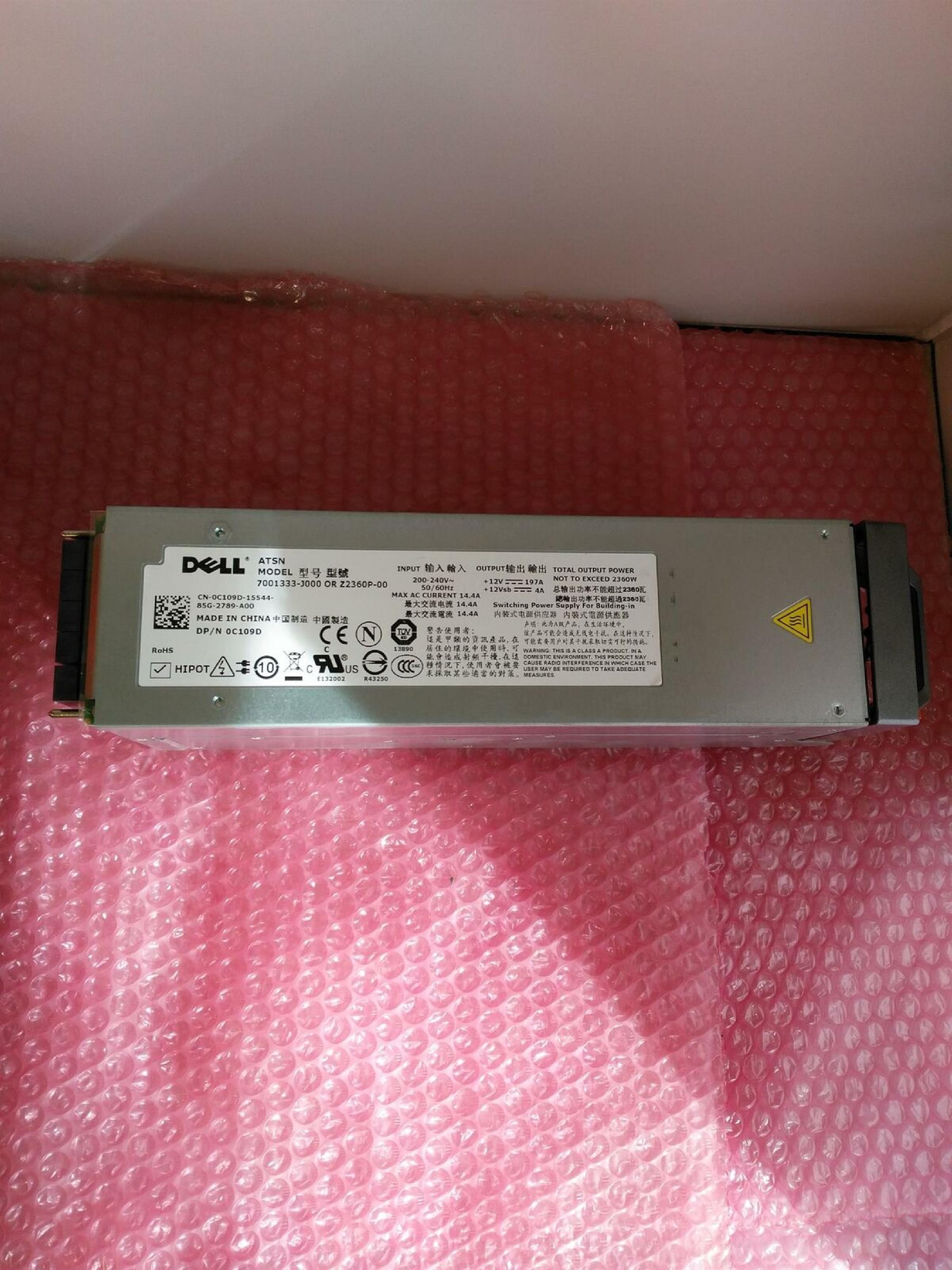 DELL 0C109D 760 WATT NOT TO EXCEED 2360WATT SPOWER SUPPLY