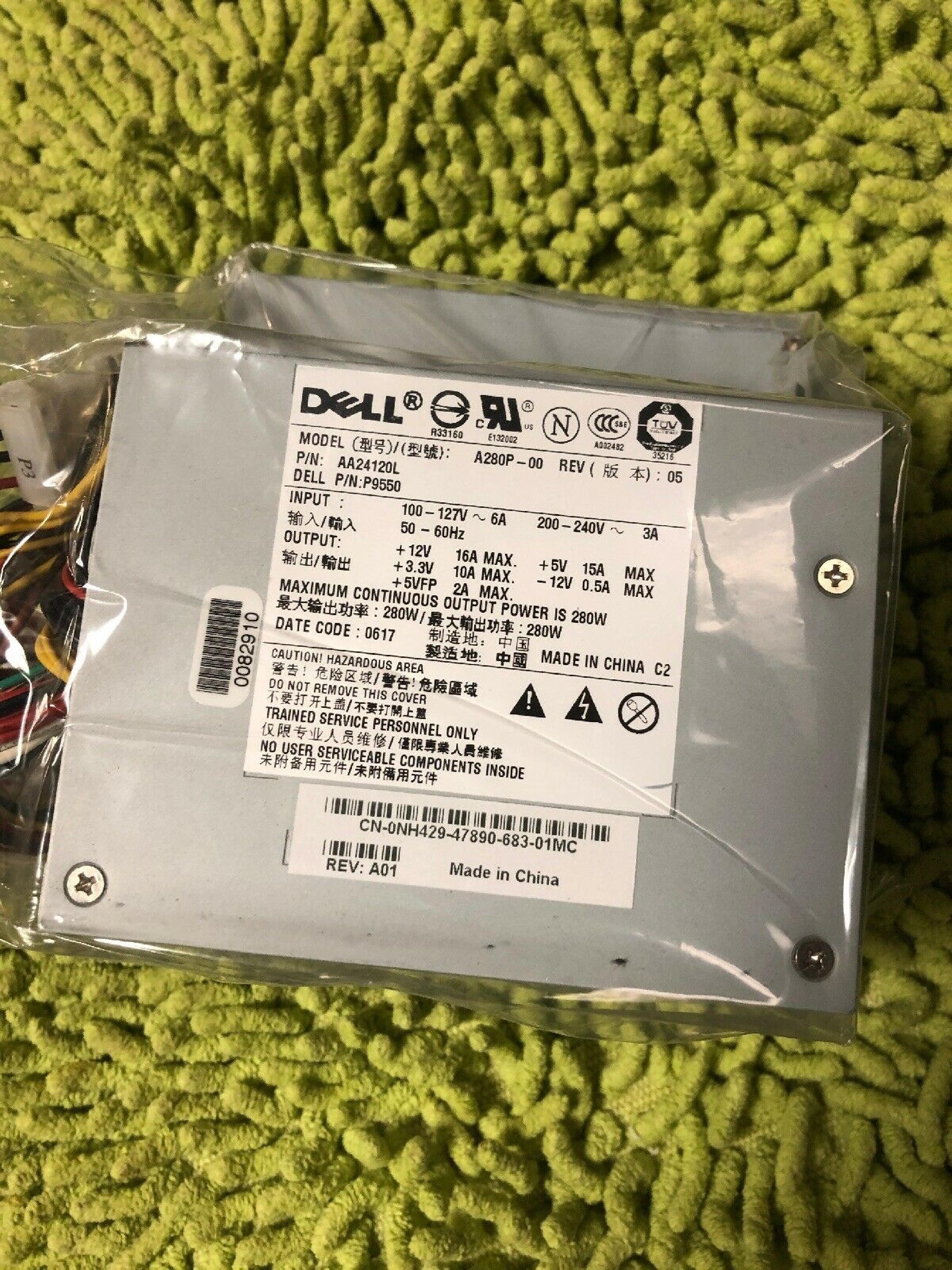 DELL AA24120L 280 WATT POWER SUPPLY