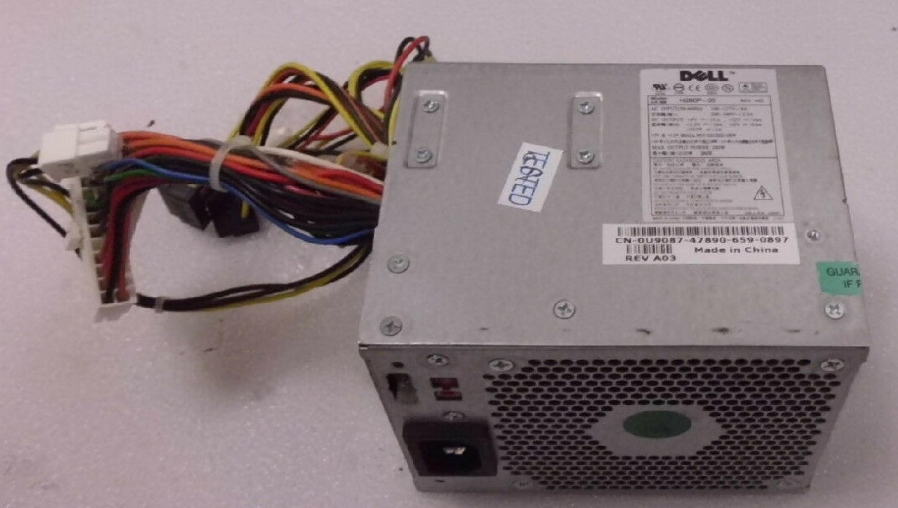 DELL H280P-00 280 WATT POWER SUPPLY