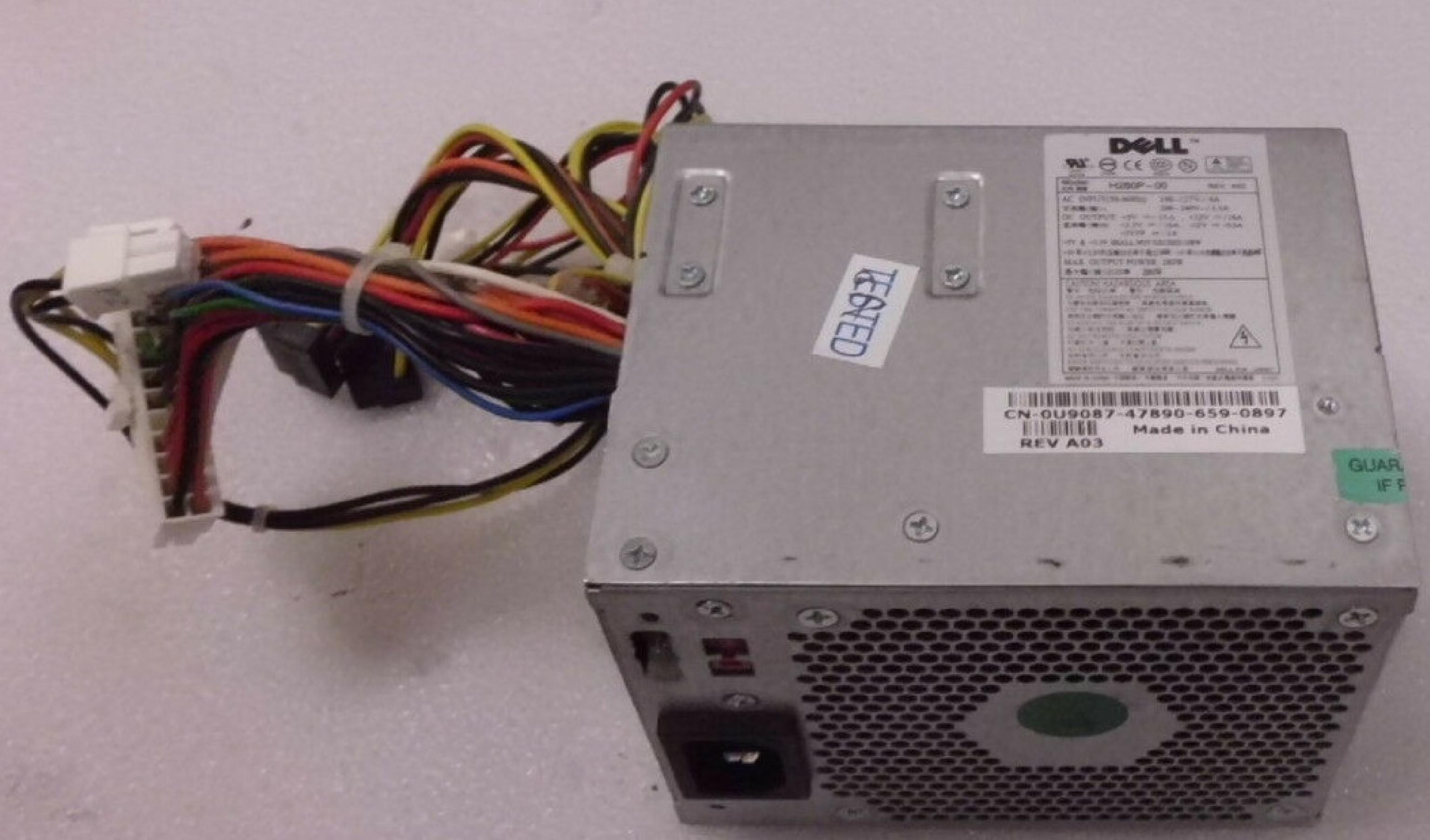 DELL 0U9087 280 WATT POWER SUPPLY