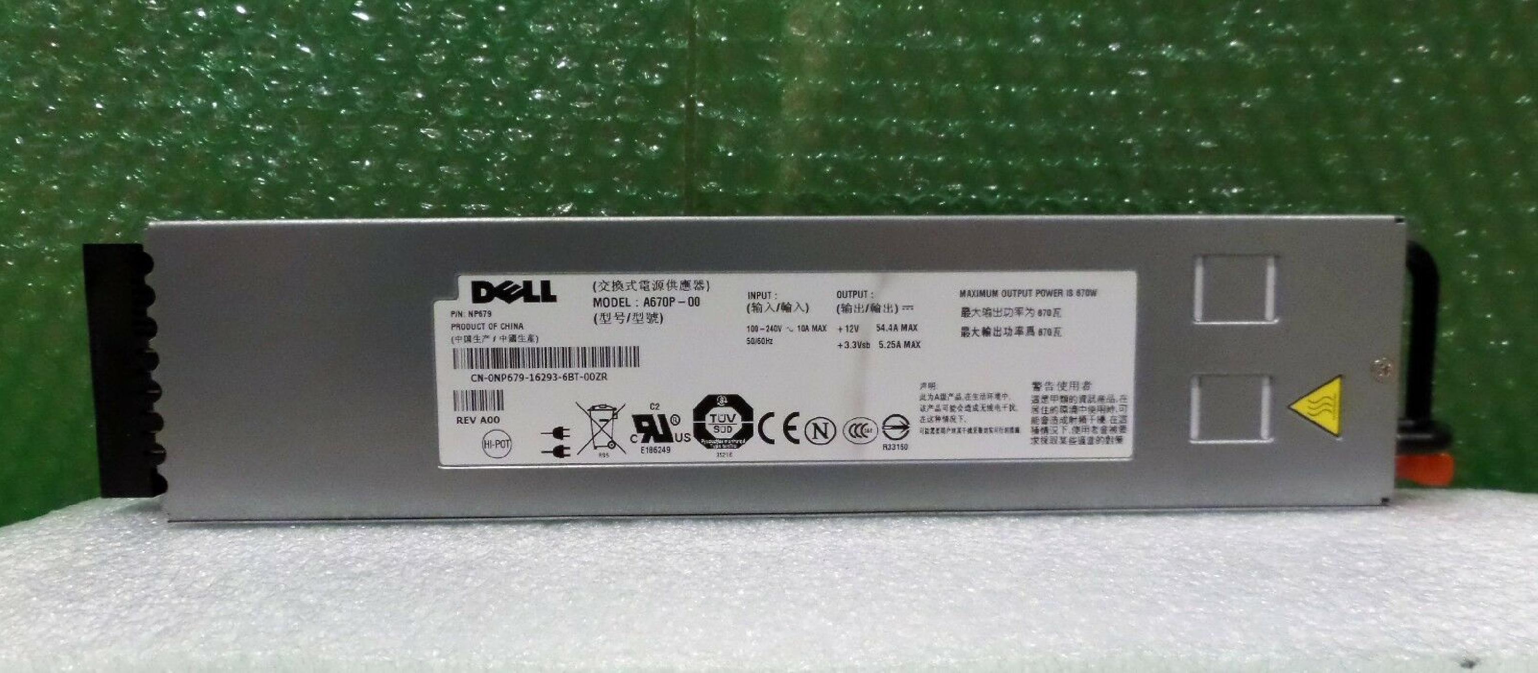 DELL D670P-S0 670W HOT SWAP POWER SUPPLY