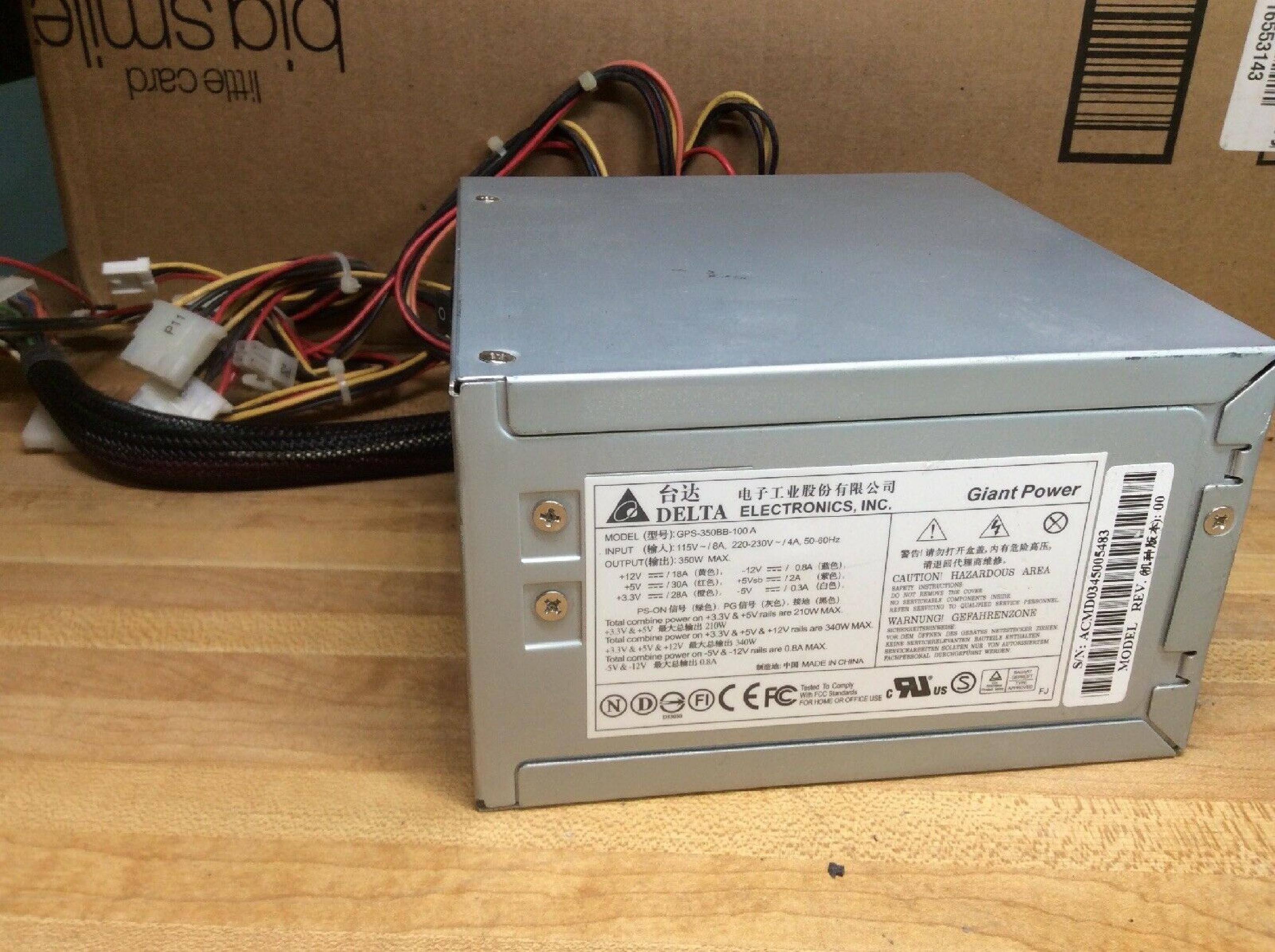 DELTA ELECTRONICS INC GPS-350BB-100 A 350 WATT POWER SUPPLY (POWER GIANT)