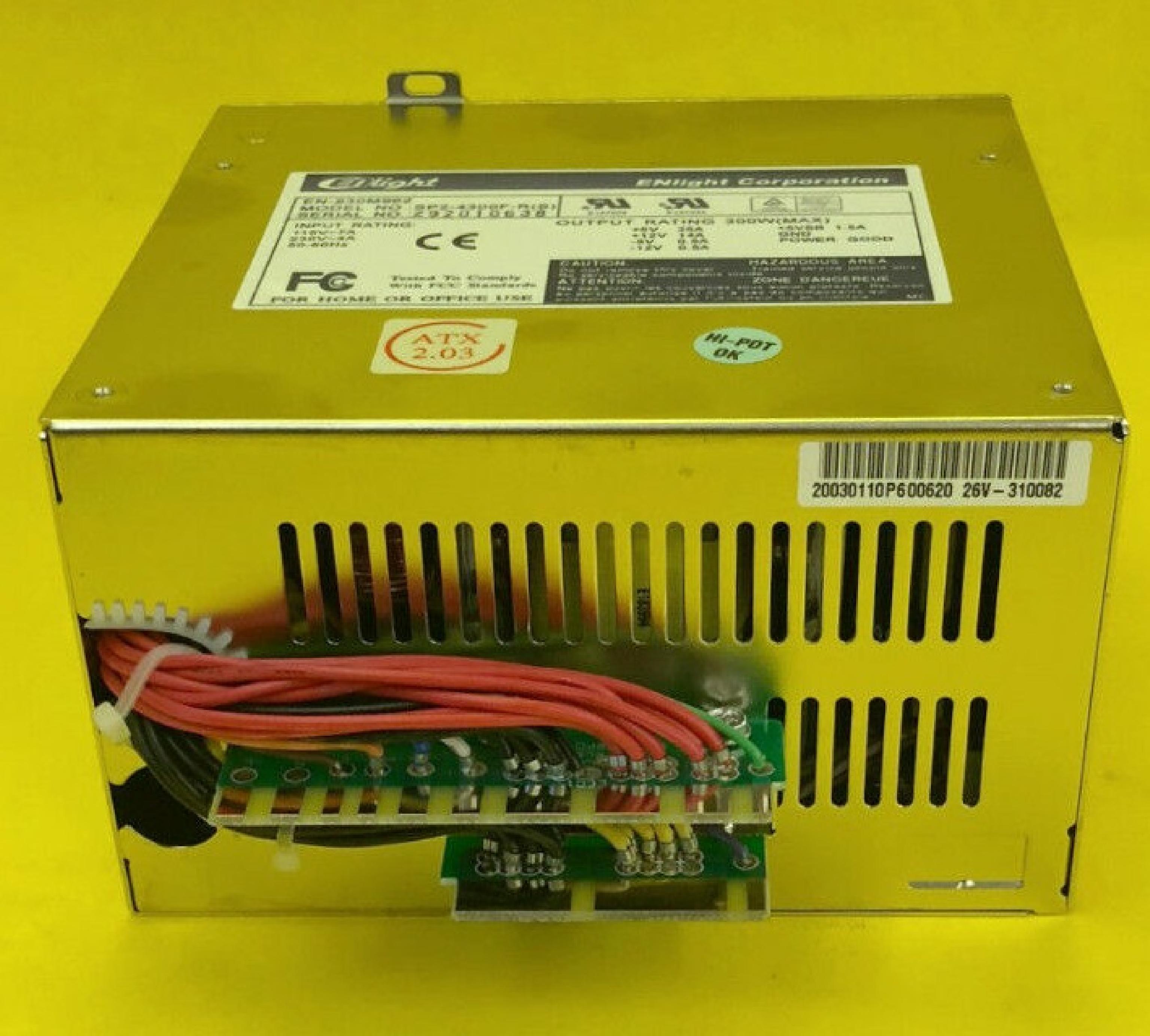 EMACS / ZIPPY / US POWER / CALIFORNIA PC PRODUCTS SP2-4300F-R 300W HOT SWAP POWER SUPPLY