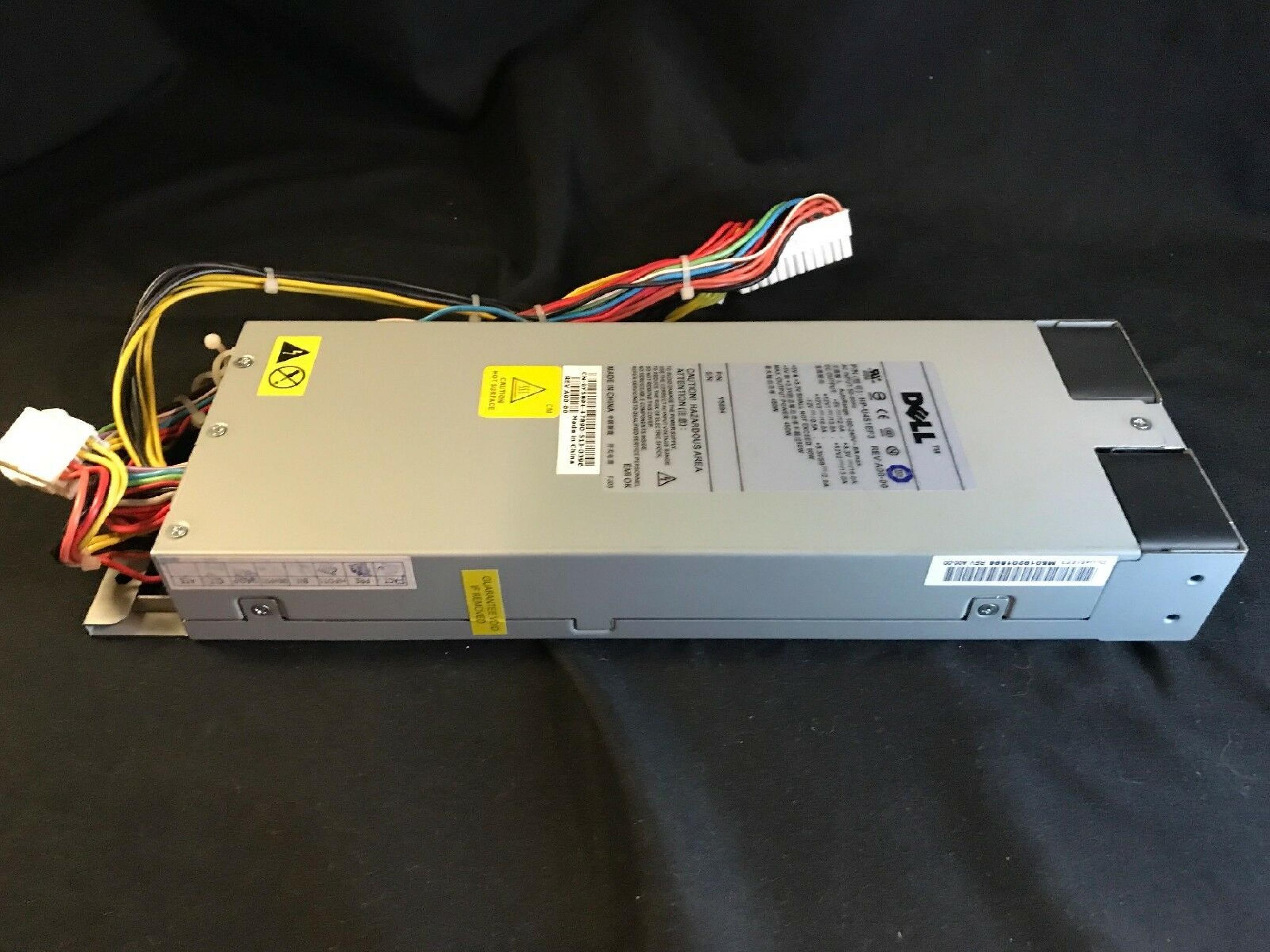 DELL HP-U451EF3 1U 24PIN ATX POWER SUPPLY 8PIN ATX, 8PIN ATX FEMALE